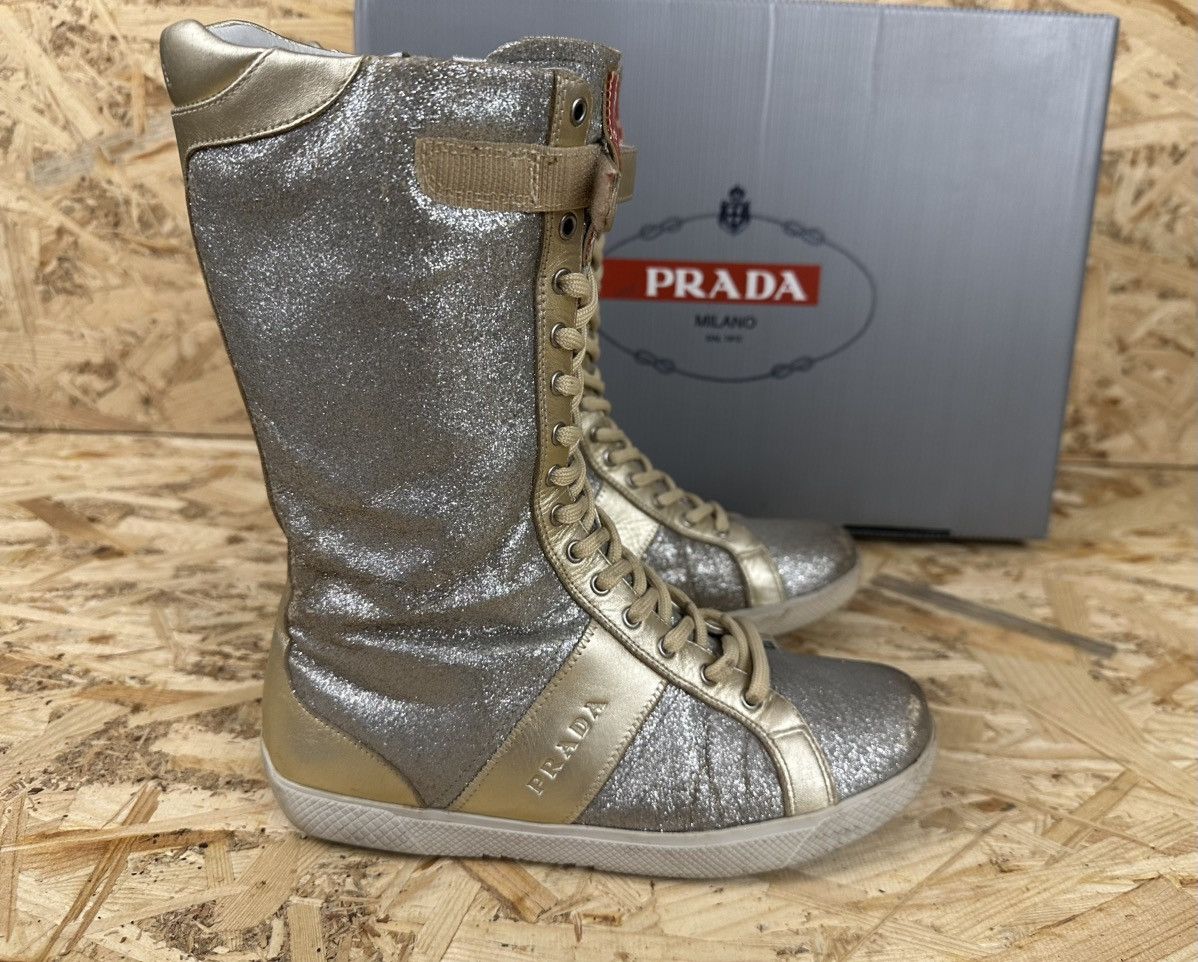 Prada Prada boits size 6,5 US gold Size US 6.5 / IT 36.5 - 6 Thumbnail