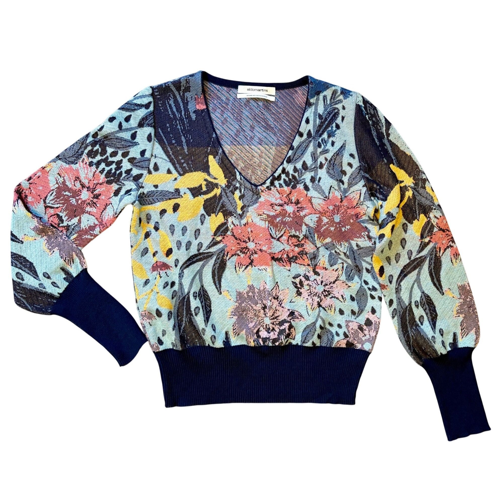 Anthropologie Anthropologie Aldo Martins XS Ace Pullover Sweater V Neck Al Size XS / US 0-2 / IT 36-38 - 4 Thumbnail