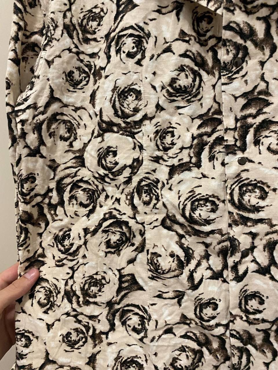 Vintage CREATE BAREFOOT Rose Shirt Size US L / EU 52-54 / 3 - 4 Thumbnail