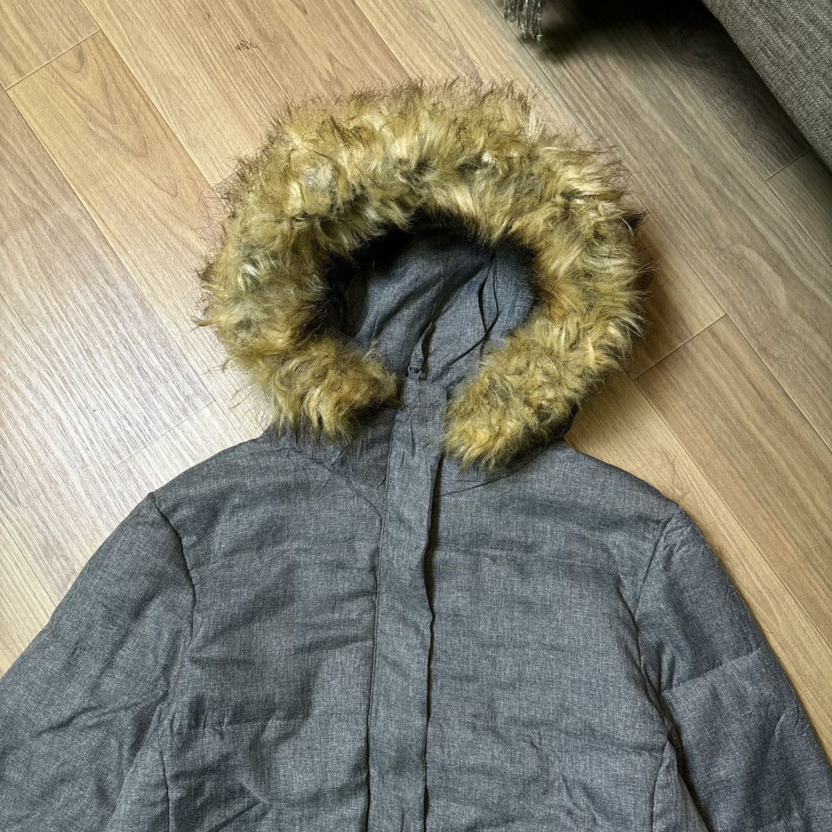If Six Was Nine × Japanese Brand × Le Grande Bleu (L.G.B.) Navy Fur jacket down puffer IfSixWasNine LGB Style japan Size US L / EU 52-54 / 3 - 5 Thumbnail