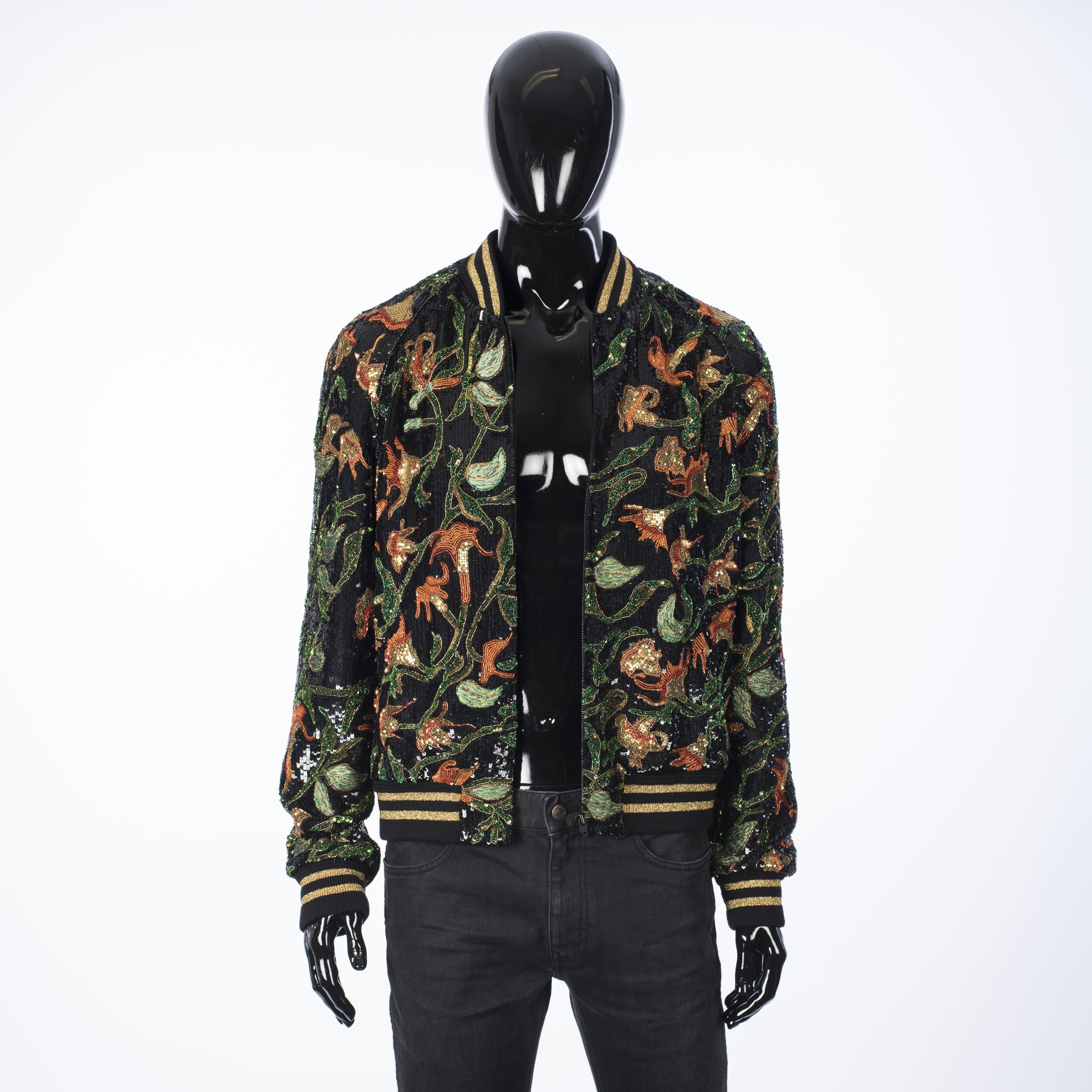 Celine Teddy Jacket With Angels Trumpets Sequins Embroidery Size US M / EU 48-50 / 2 - 1 Thumbnail