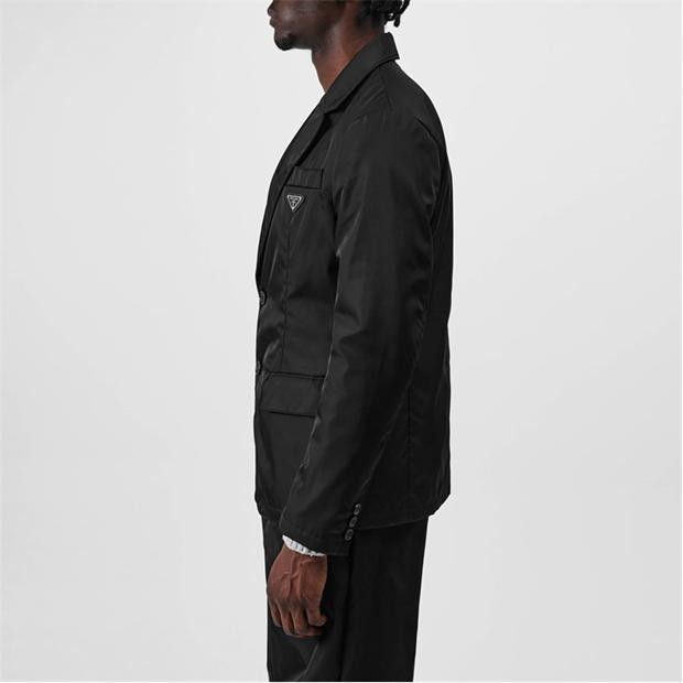 Prada Nylon Badge Blazer Size 50R - 3 Thumbnail