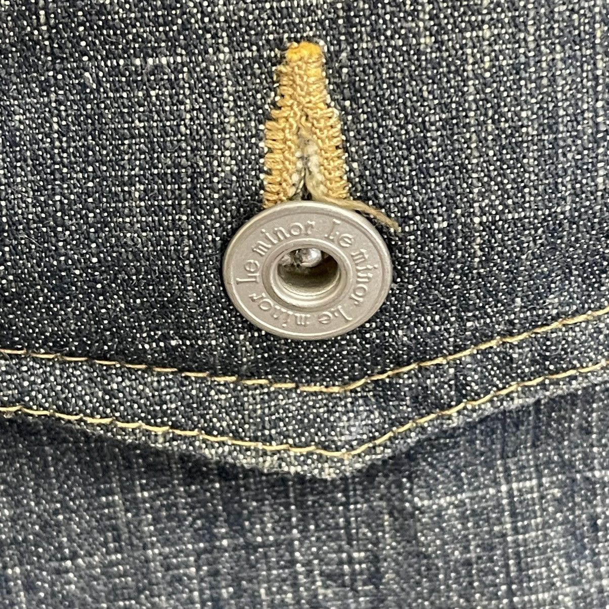 Japanese Brand Vintage 90s Leminor France Denim Jacket Size US S / EU 44-46 / 1 - 5 Thumbnail
