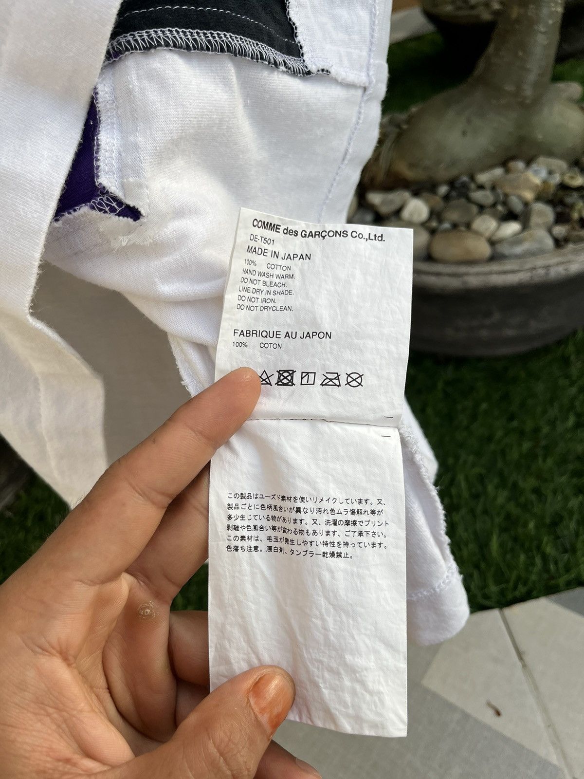 Comme des Garcons COMME DES GARCONS Reconstructed T-Shirts Size US M / EU 48-50 / 2 - 8 Thumbnail