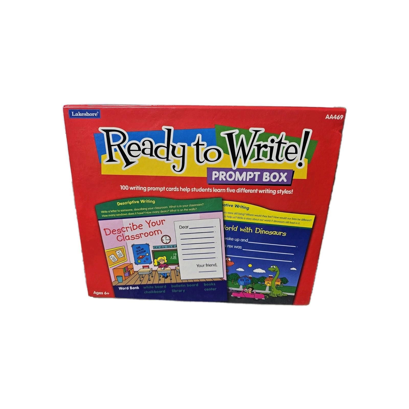 Other Lakeshore Ready to Write Prompt Box 100 Cards Grades 2-3 Size ONE SIZE - 1 Thumbnail