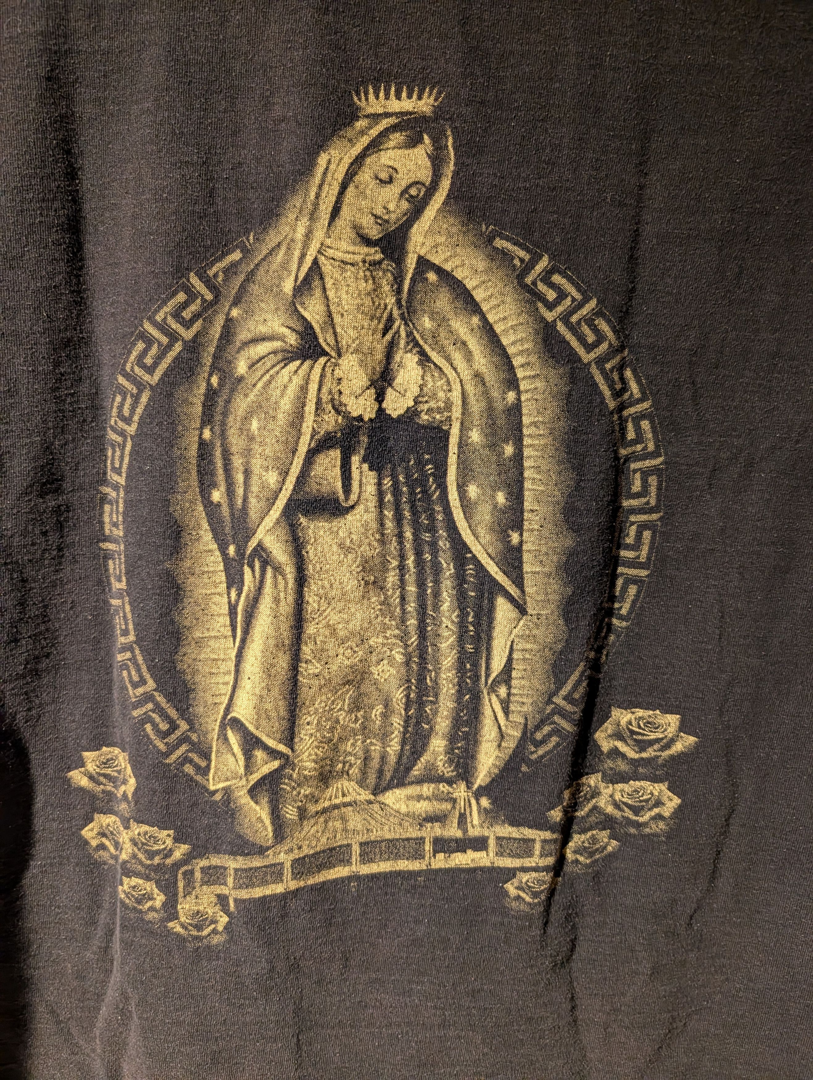 True Religion Virgin of Guadalupe Mexican T-Shirt Catholic Religious Art Size US M / EU 48-50 / 2 - 8 Thumbnail