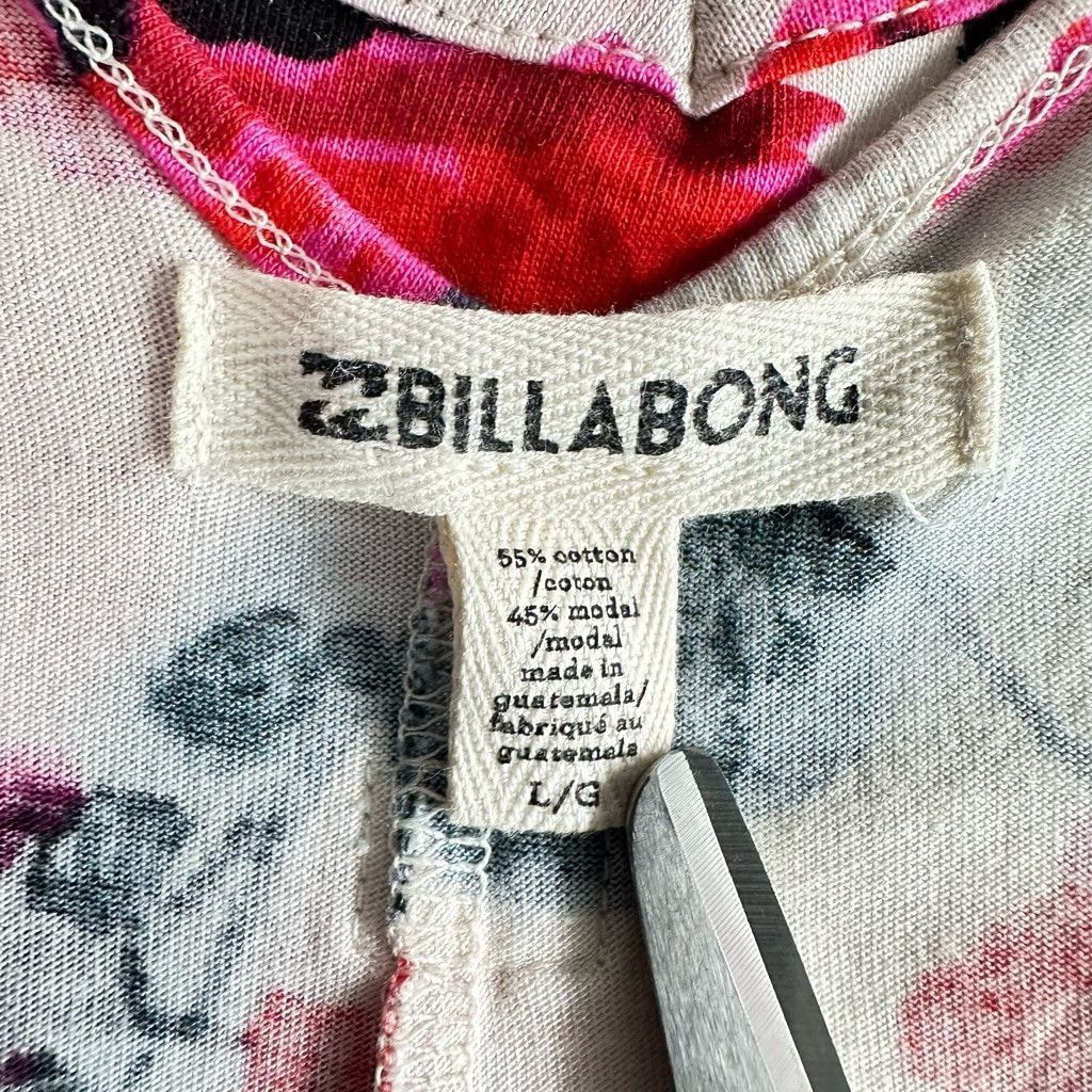 Billabong Billabong Floral Mini Fit Flare Dress Spaghetti Strap Large Size L / US 10 / IT 46 - 2 Thumbnail