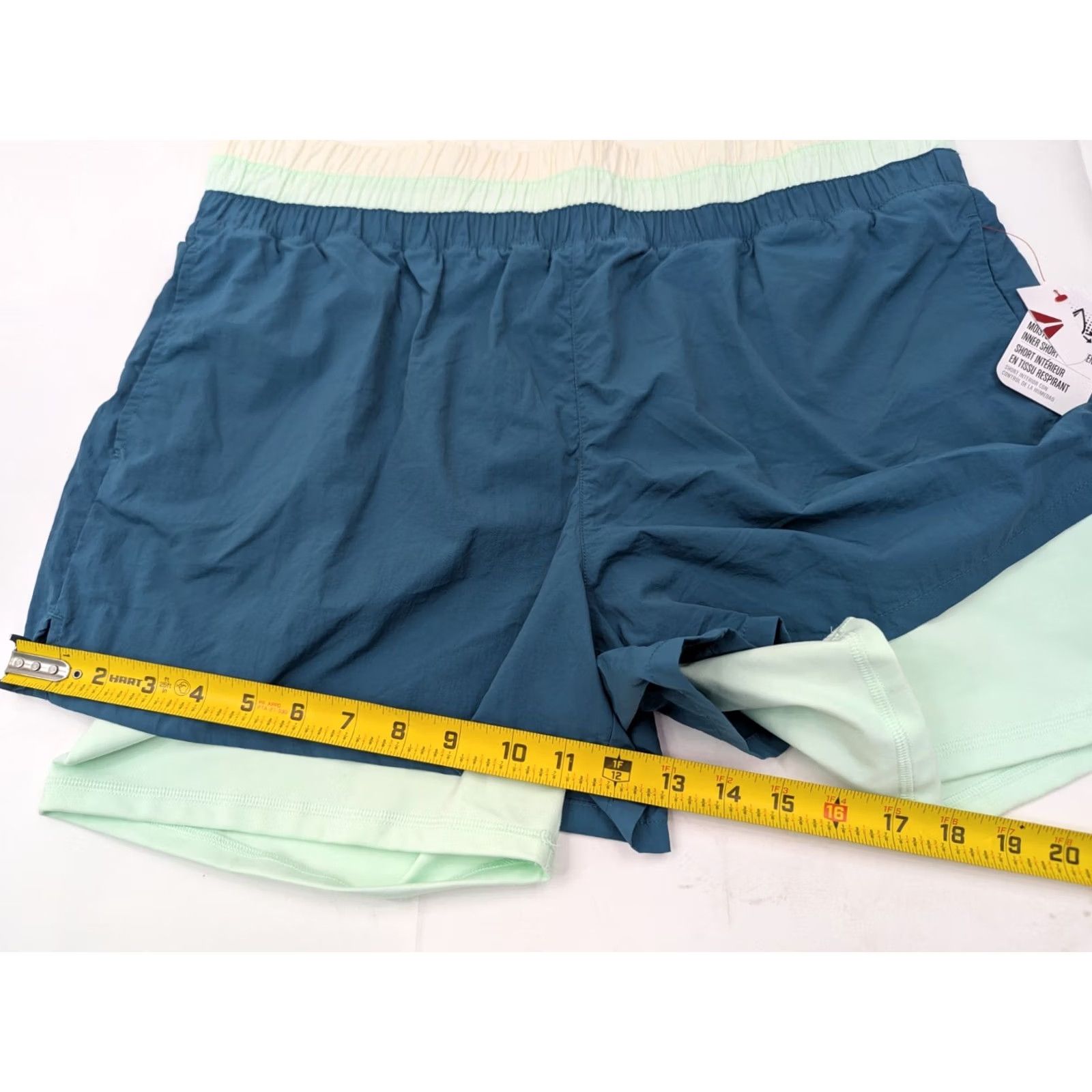 Reebok Reebok Men’s XL Athletic Shorts Teal Moisture Wicking Liner 119544 REW232SH0 XL Green Shorts Athletic Men’s Size US 36 / EU 52 - 4 Thumbnail