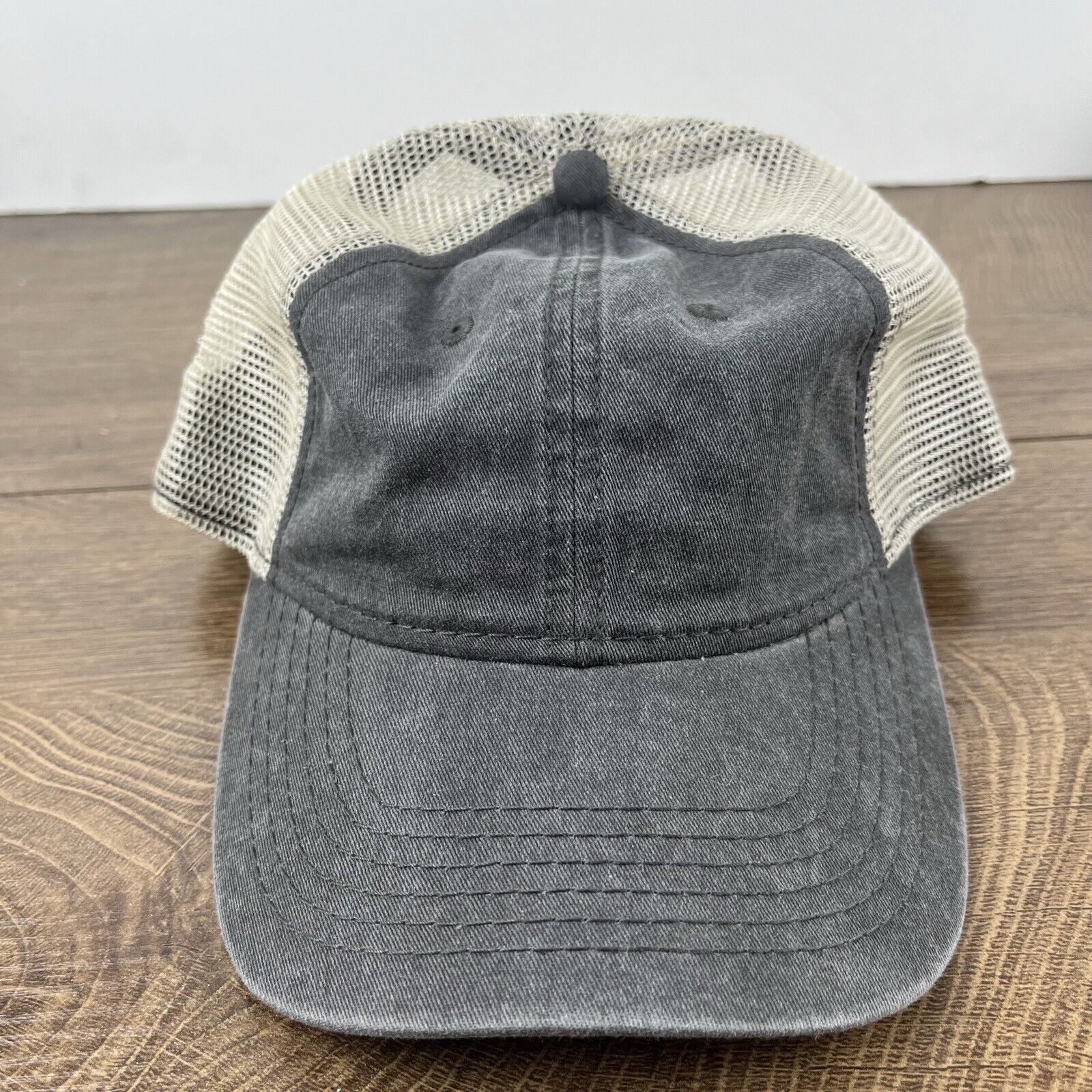Other Plain Gray Baseball Hat Cap Snapback Hat Gray Adjustable Hat Size ONE SIZE - 4 Thumbnail