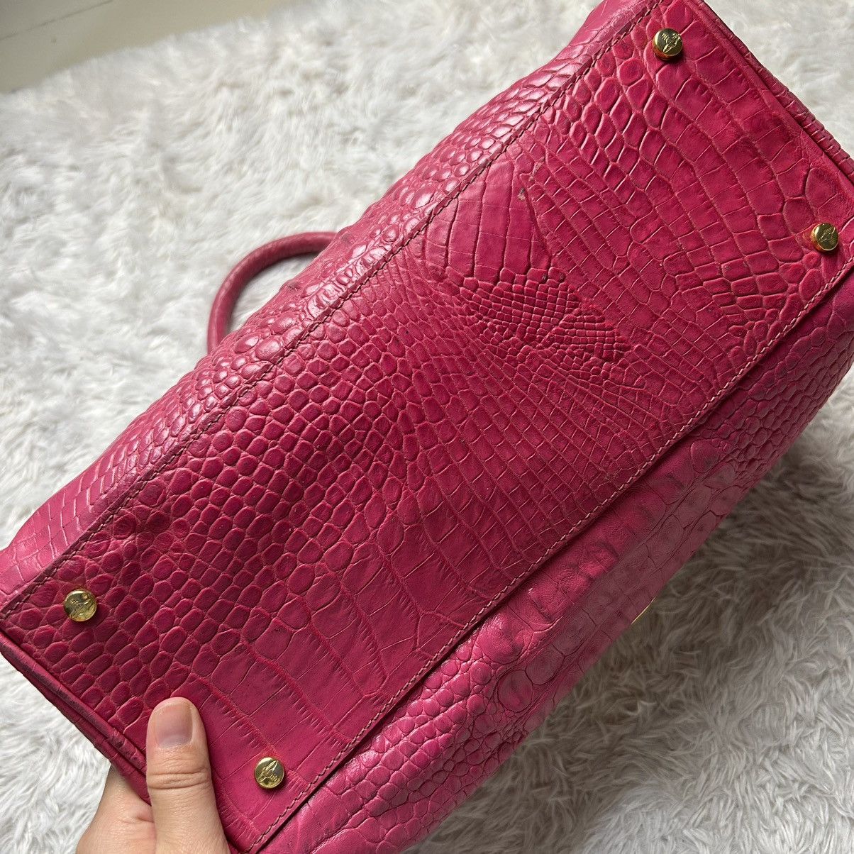 Vivienne Westwood vivienne westwood croco fuschia handbag Size ONE SIZE - 4 Thumbnail