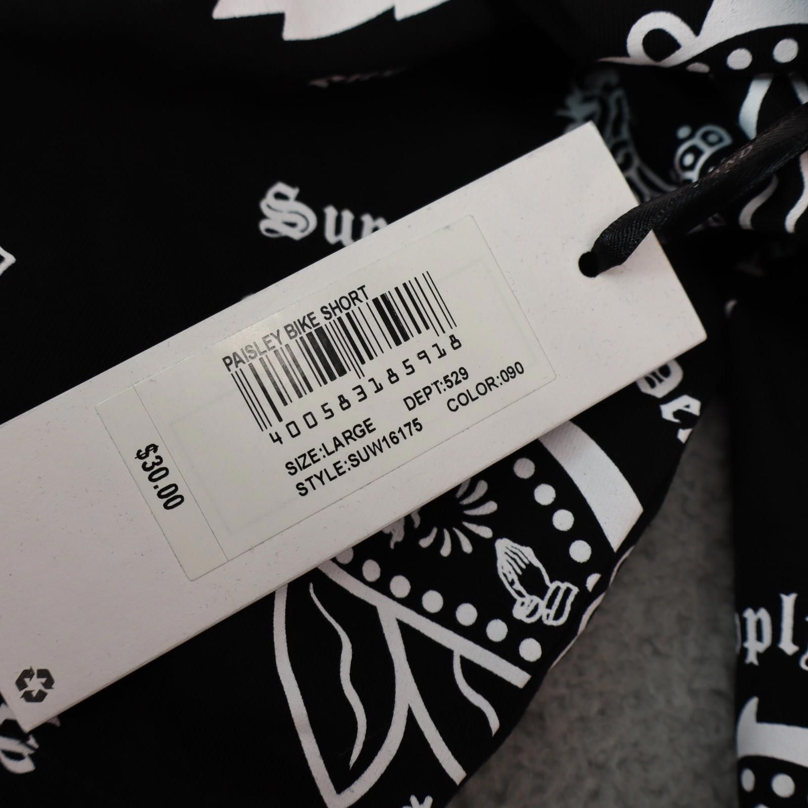 Supply & Demand Supply & Demand Black Shorts Paisley Bandana Womens Large Size 36" / US 14 / IT 50 - 8 Thumbnail