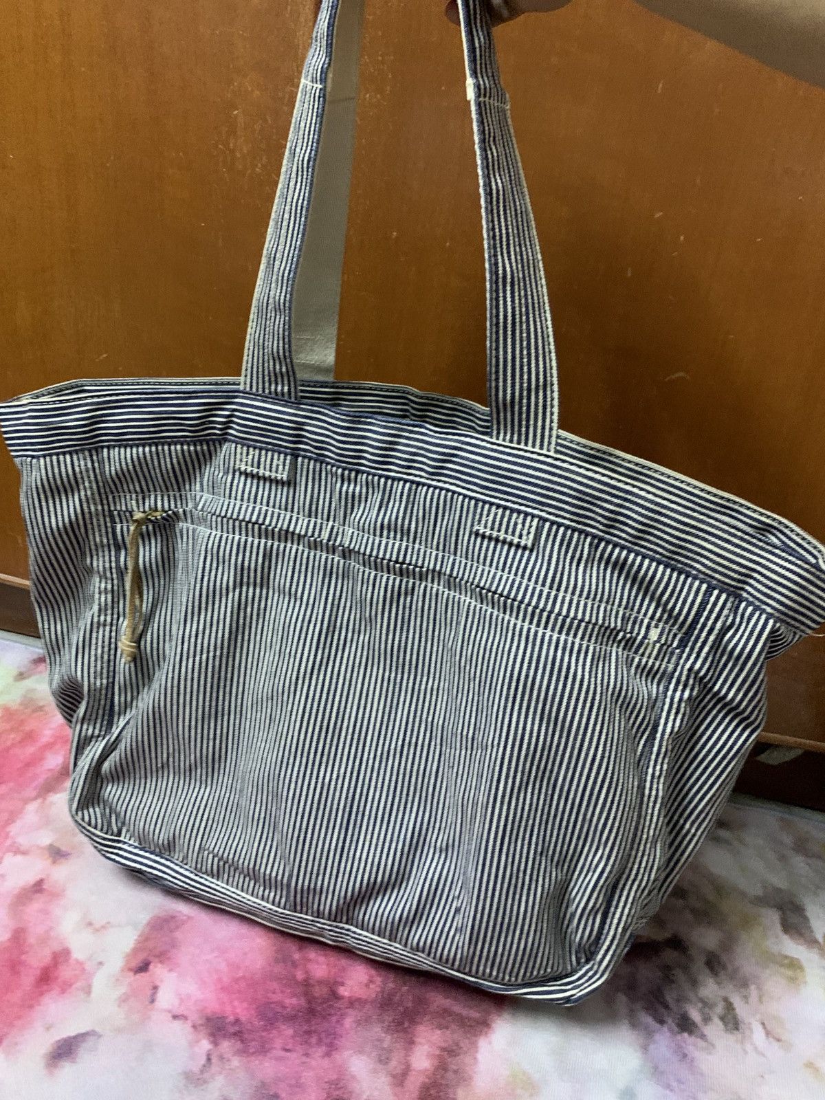 Porter Porter Sanforized Hickory Baggage Bag Size ONE SIZE - 3 Thumbnail