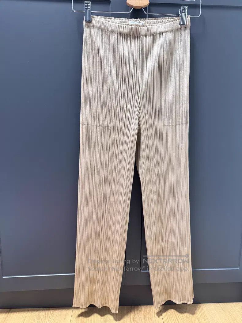 Issey Miyake Issey Miyake Khaki Brown Pants Size 25" / US 0 / IT 36 - 1 Thumbnail