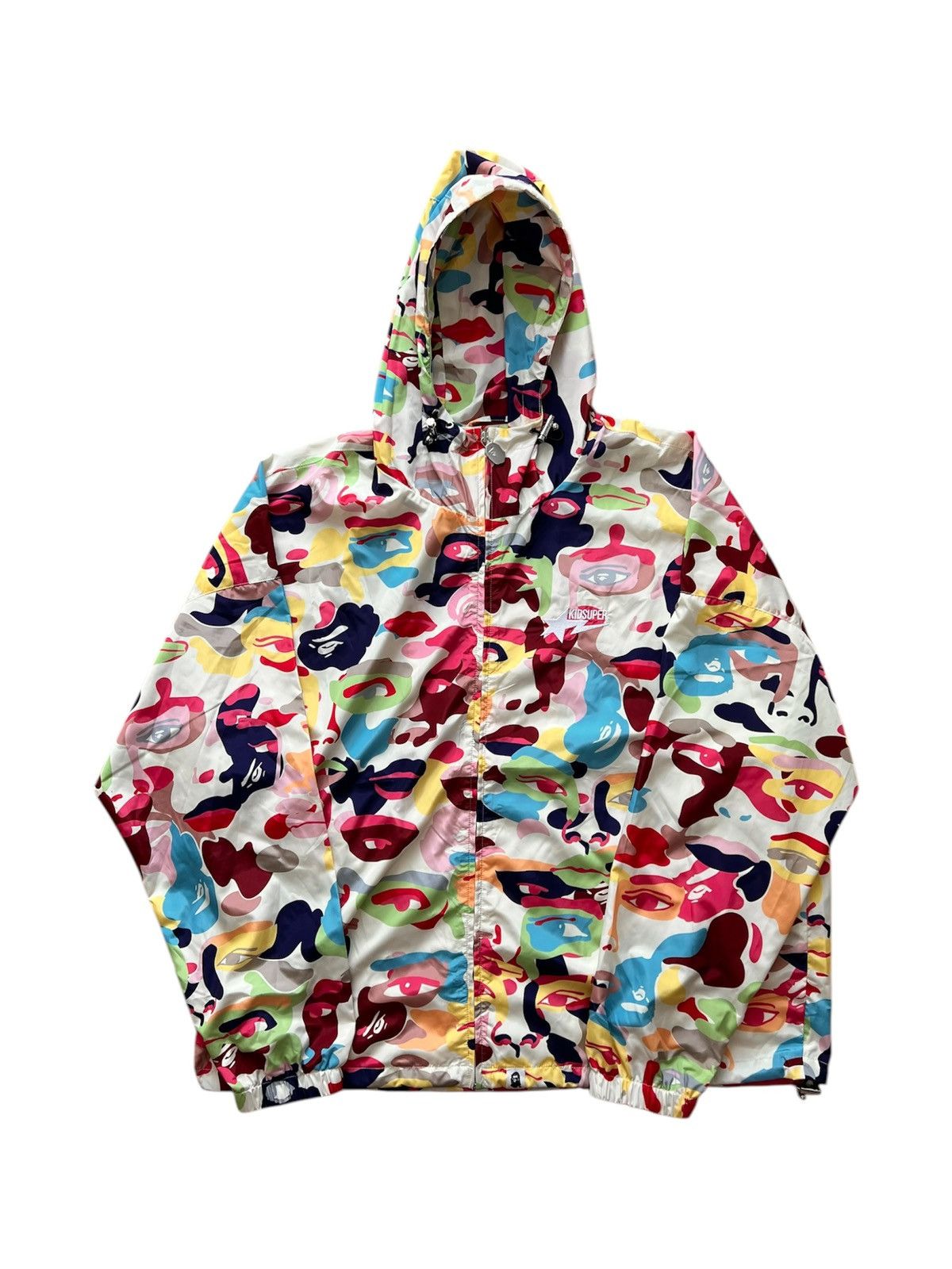 Bape BAPE × KIDSUPER Camo Lightweight Jacket | Grailed