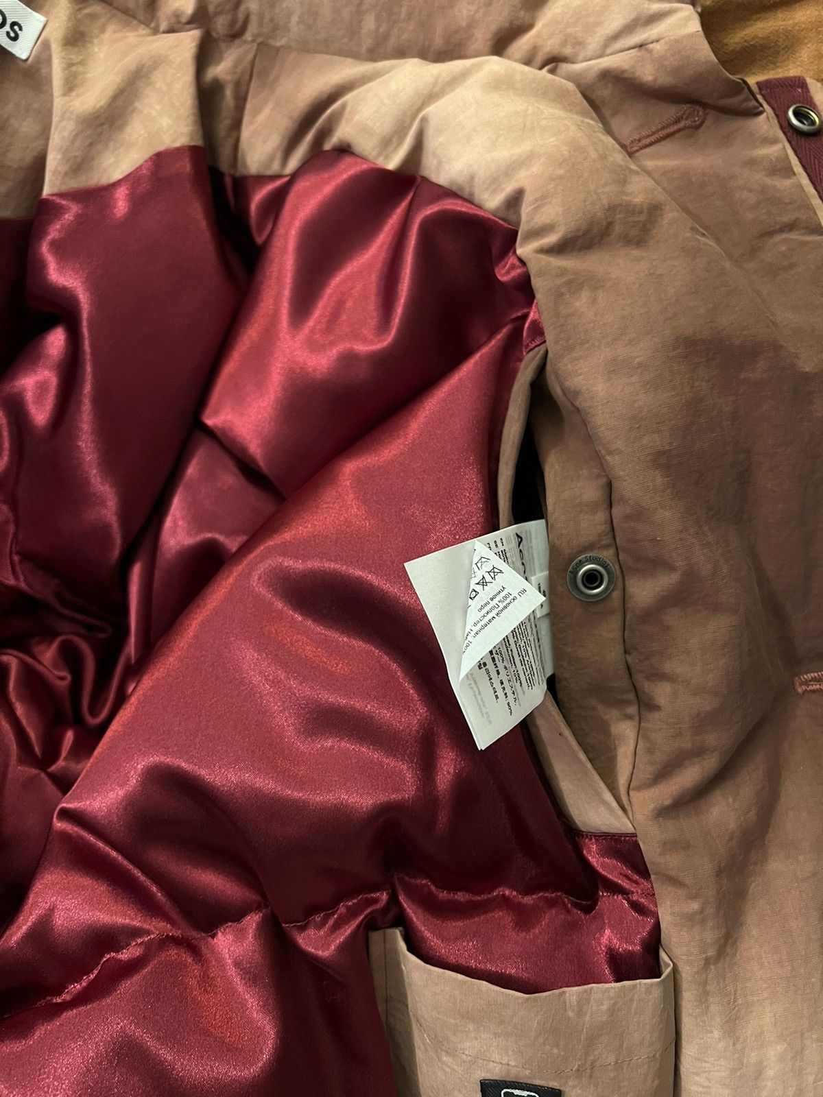 Acne Studios ACNE STUDIOS Red Garment-Dyed Down Coat Size US S / EU 44-46 / 1 - 8 Thumbnail
