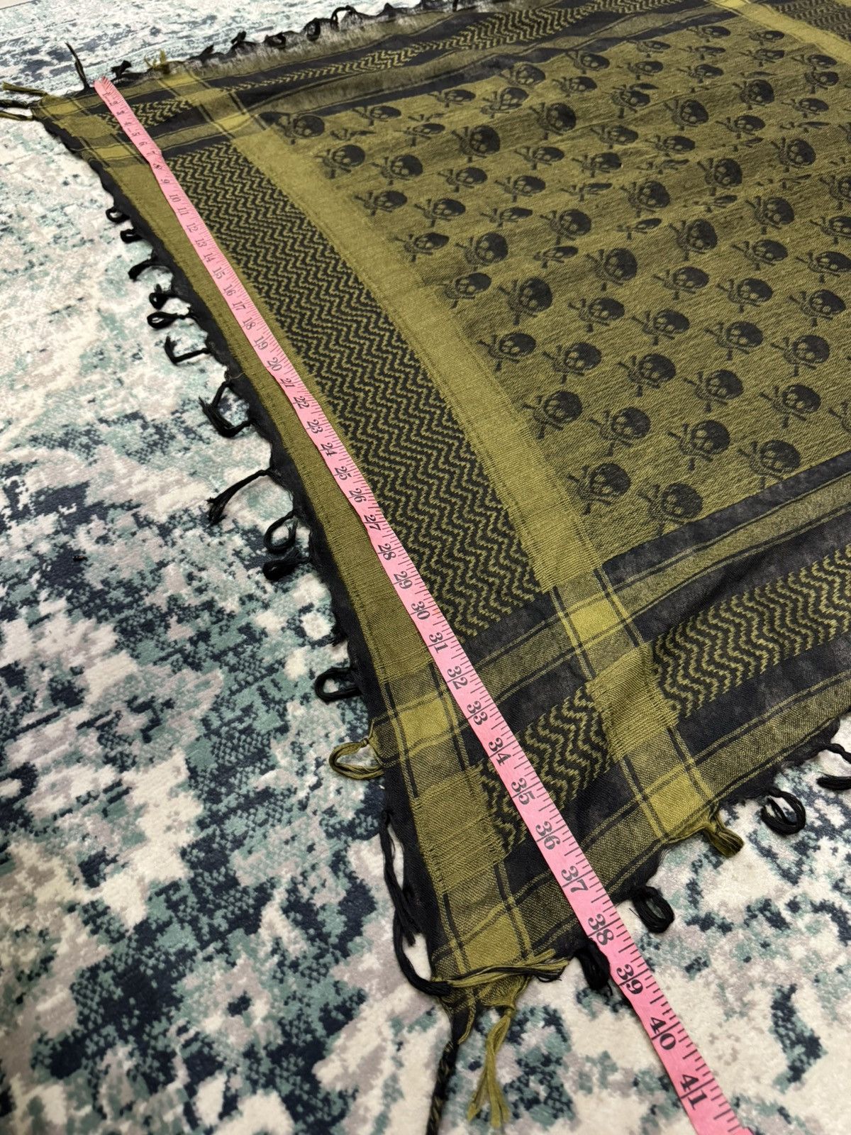 Other SKULLS MOTIVE OG FULL PRINT KEFFIYEH SHEMAGH ARABIC STYLE Size ONE SIZE - 5 Thumbnail