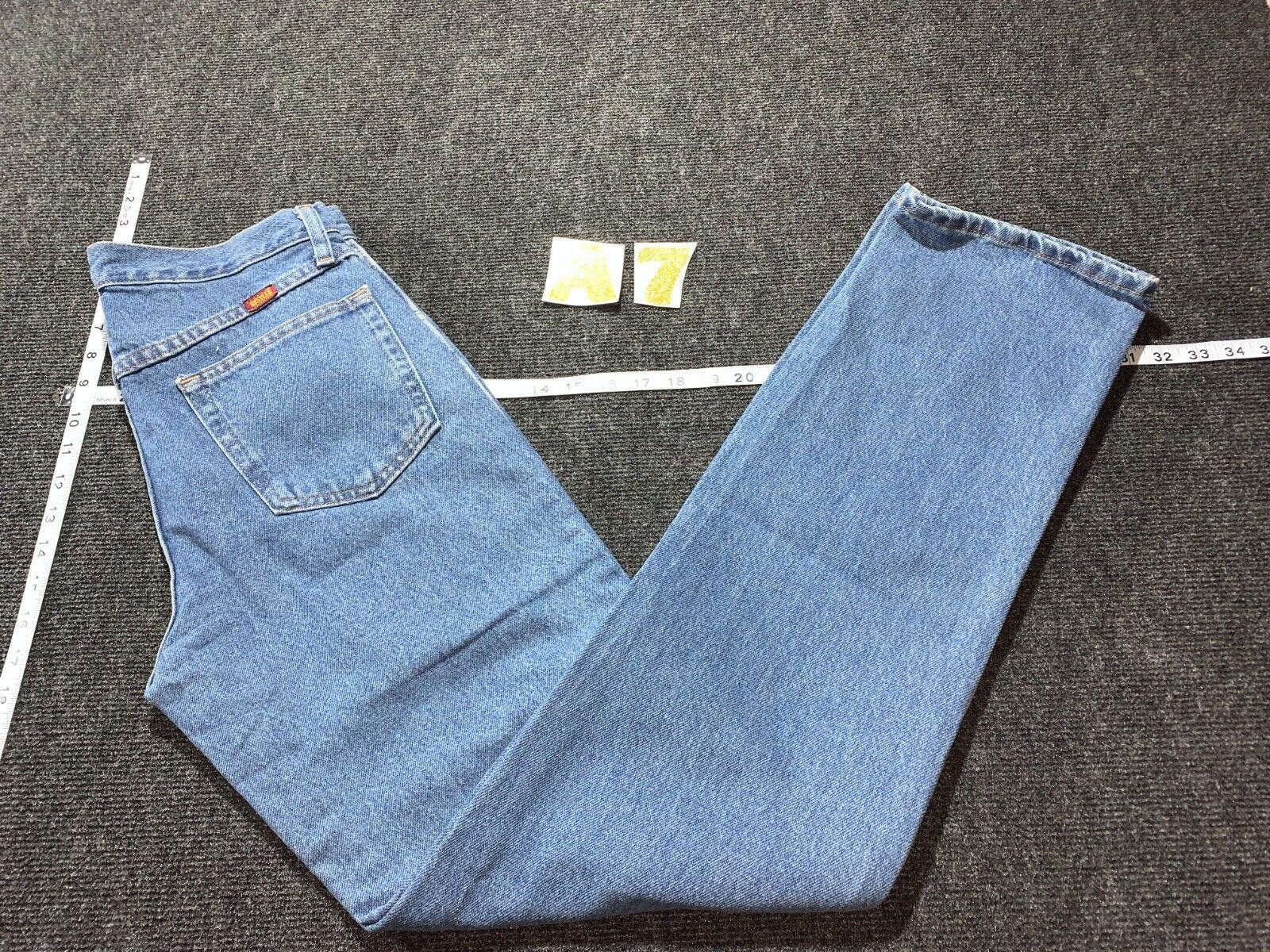 Rustler RUSTLER JEANS MEN'S 30X34 BLUE STRAIGHT LEG DENIM PANTS Size US 30 / EU 46 - 1 Thumbnail