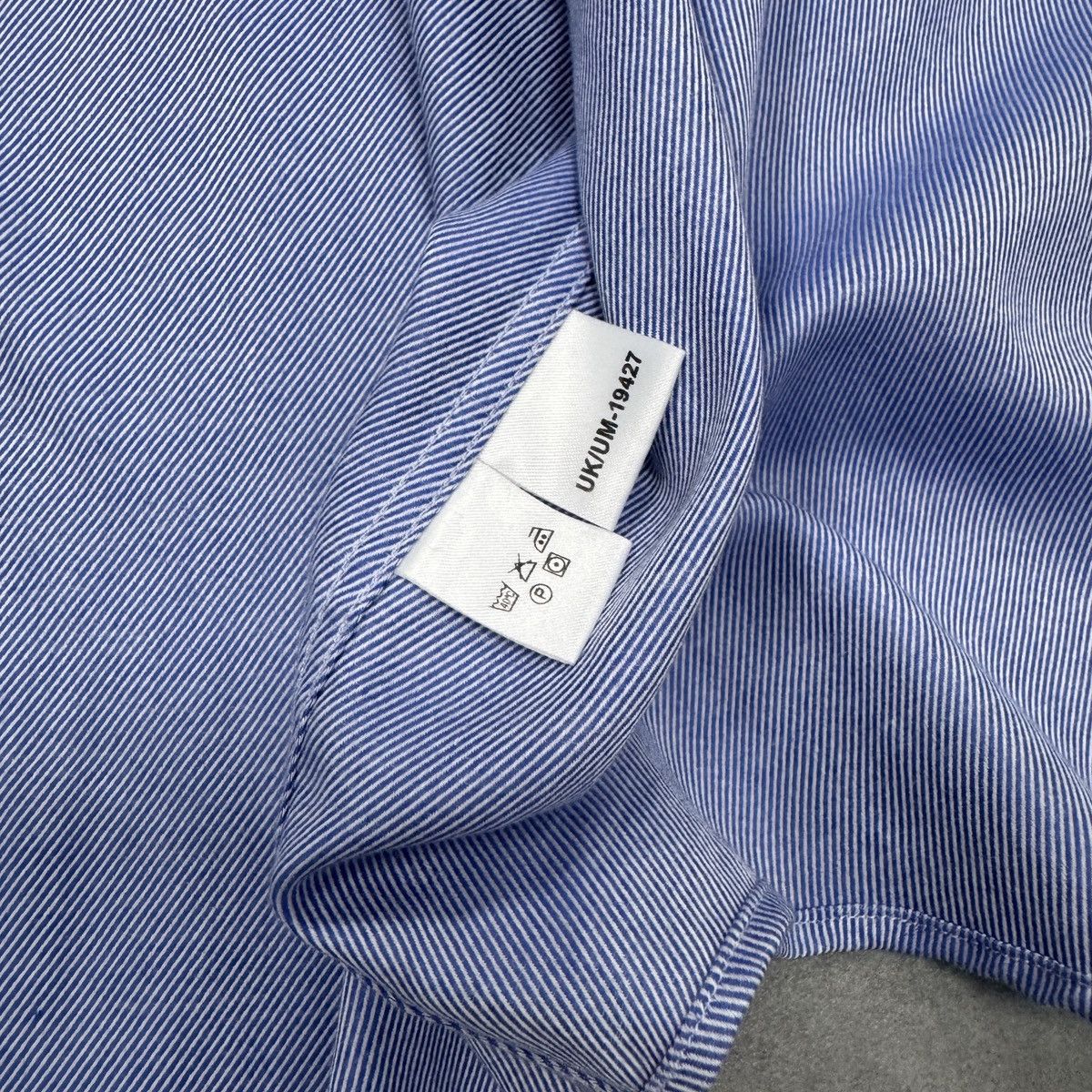 Yves Saint Laurent Vintage Yves Saint Laurent YSL Blue Button Shirt Long Sleeve Size US L / EU 52-54 / 3 - 15 Thumbnail
