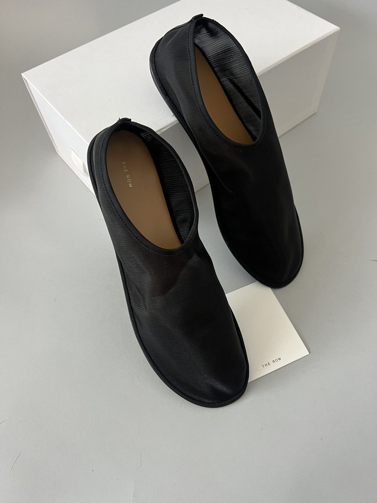 The Row Sock Mesh Flats Slippers in black Size US 7 / IT 37 - 3 Thumbnail