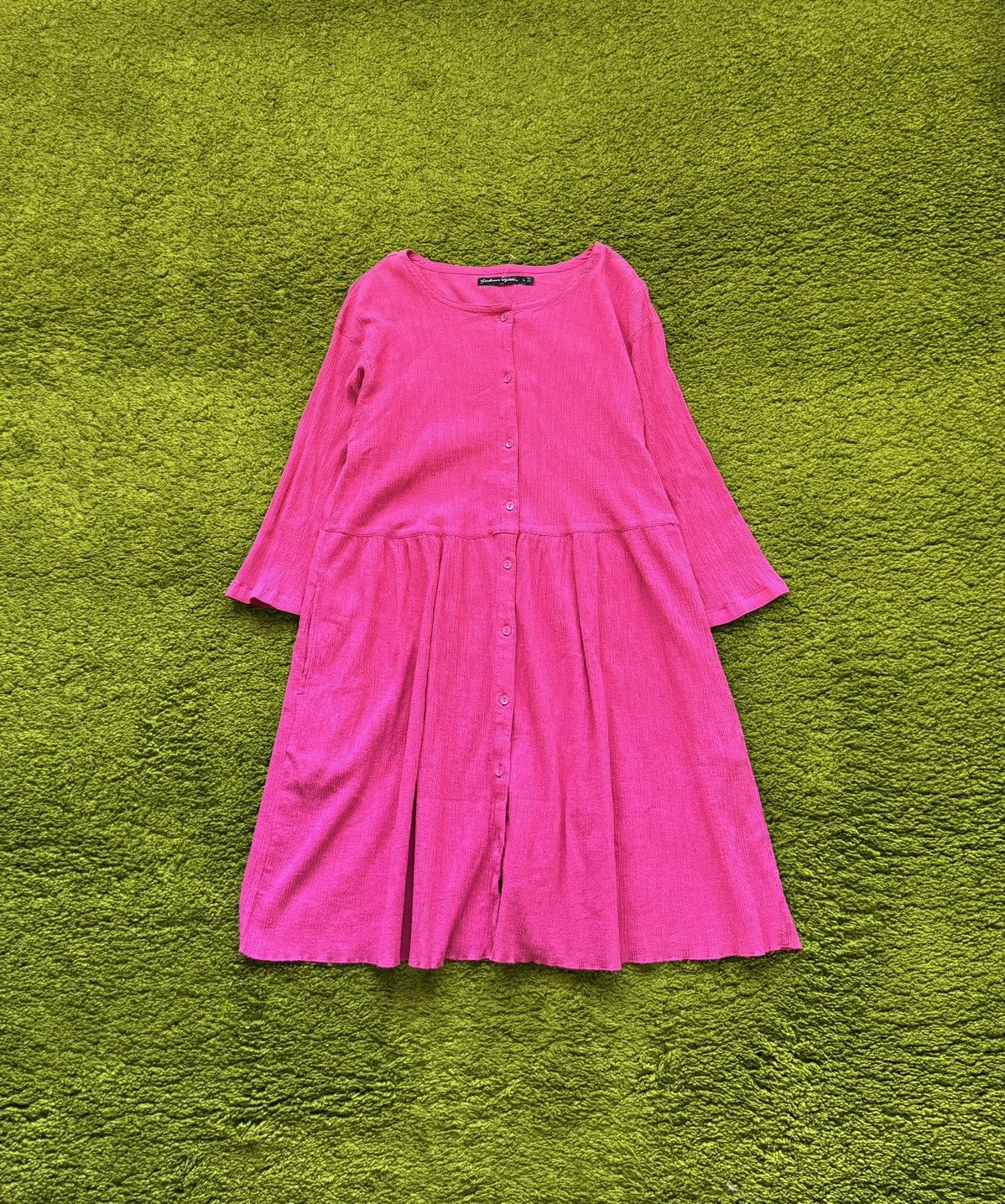 Designer Gudrun Sjoden avant garde pink dress Size L / US 10 / IT 46 - 1 Thumbnail