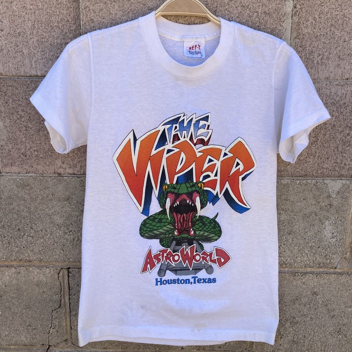 Other 1989 The Viper Astroworld Six Flags Park Ride T-Shirt Size US S / EU 44-46 / 1 - 1 Thumbnail