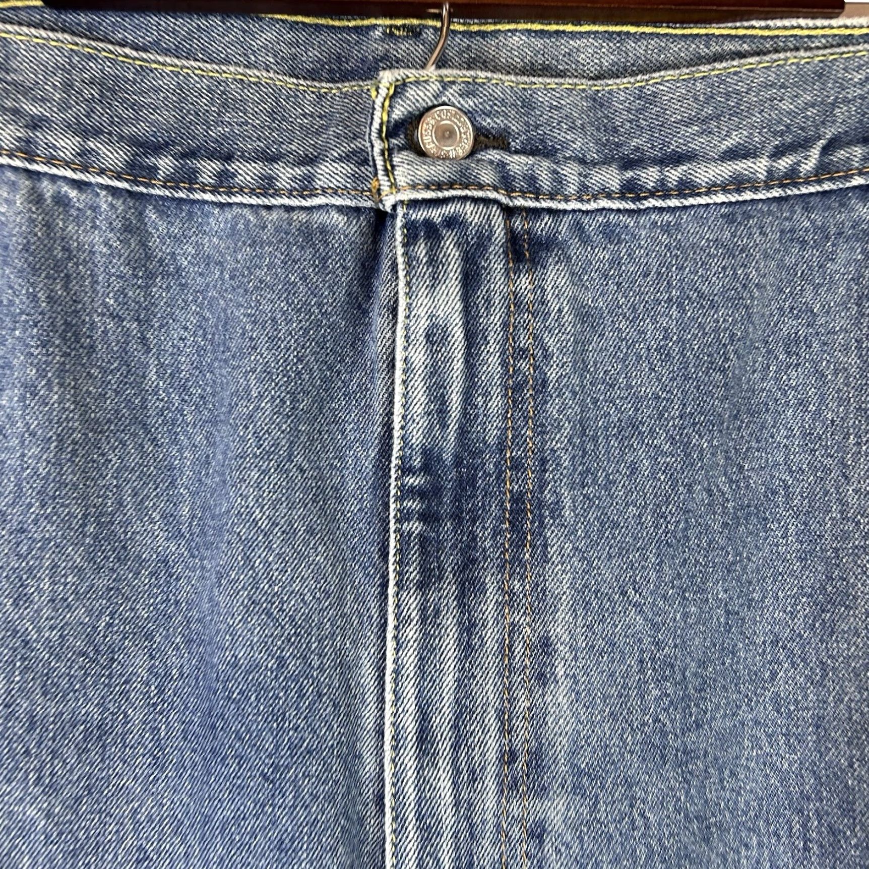 Levi's Levi's Jeans 505 Regular Fit Straight Leg Denim Cotton Blue 54 x 32 Mens Classic Comfort Size US 38 / EU 54 - 3 Thumbnail