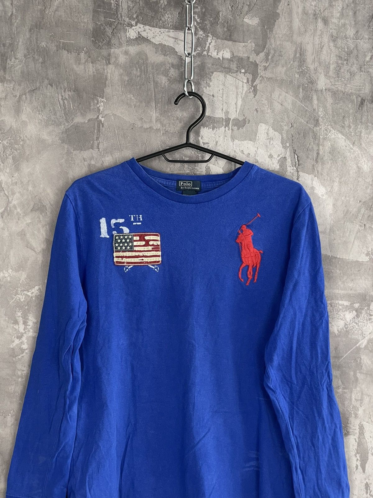 Polo Ralph Lauren × Ralph Lauren × Vintage Polo Ralph Lauren USA Y2K Long Sleeve Size US S / EU 44-46 / 1 - 2 Thumbnail