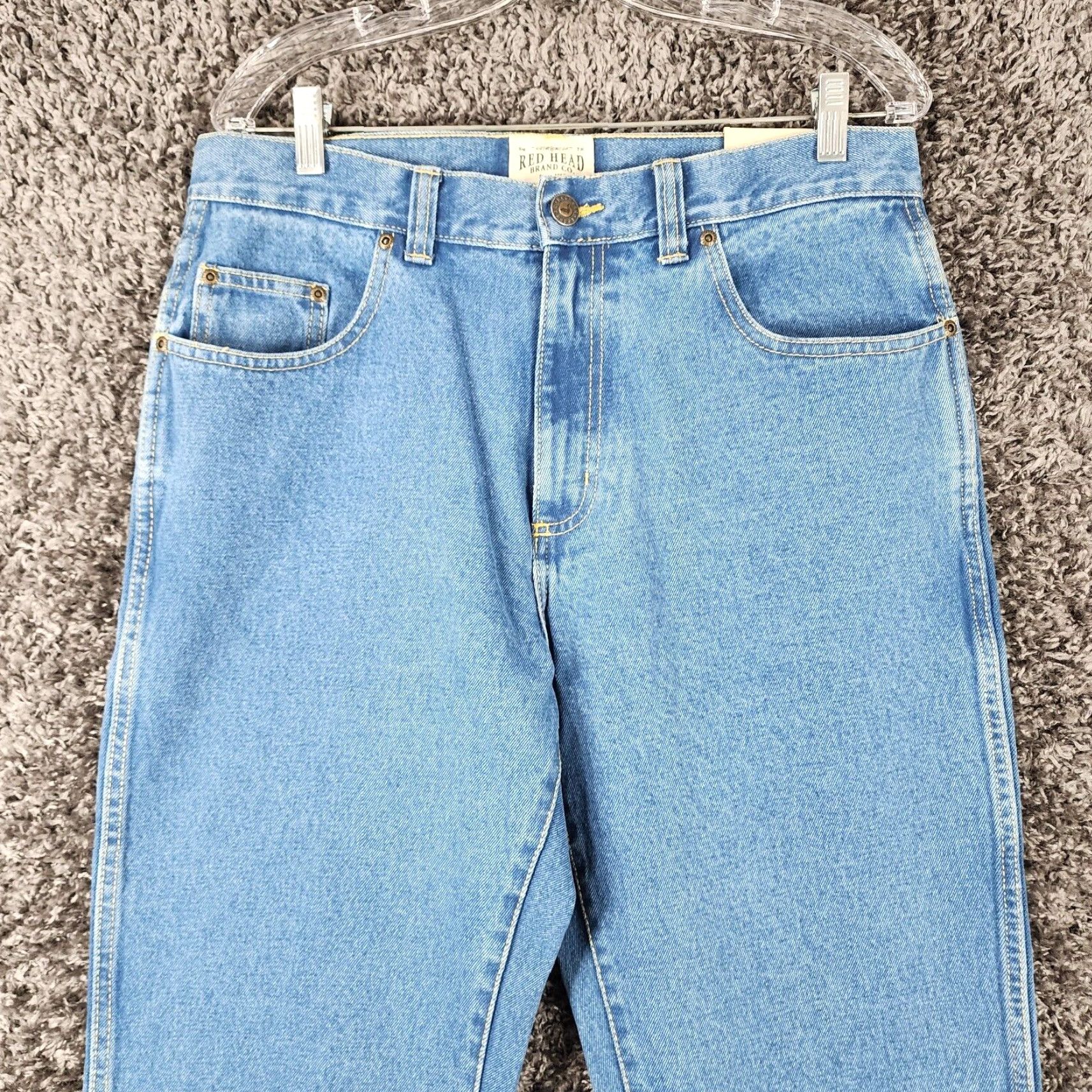 Vintage REDHEAD Relaxed Straight Leg Jeans Mens Size 33x34 Blue Size US 33 - 2 Thumbnail