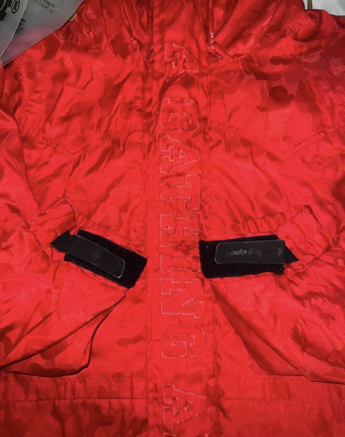 Bape BAPE OG Nigo era, limited edition red fleece windbreaker Size US L / EU 52-54 / 3 - 2 Thumbnail