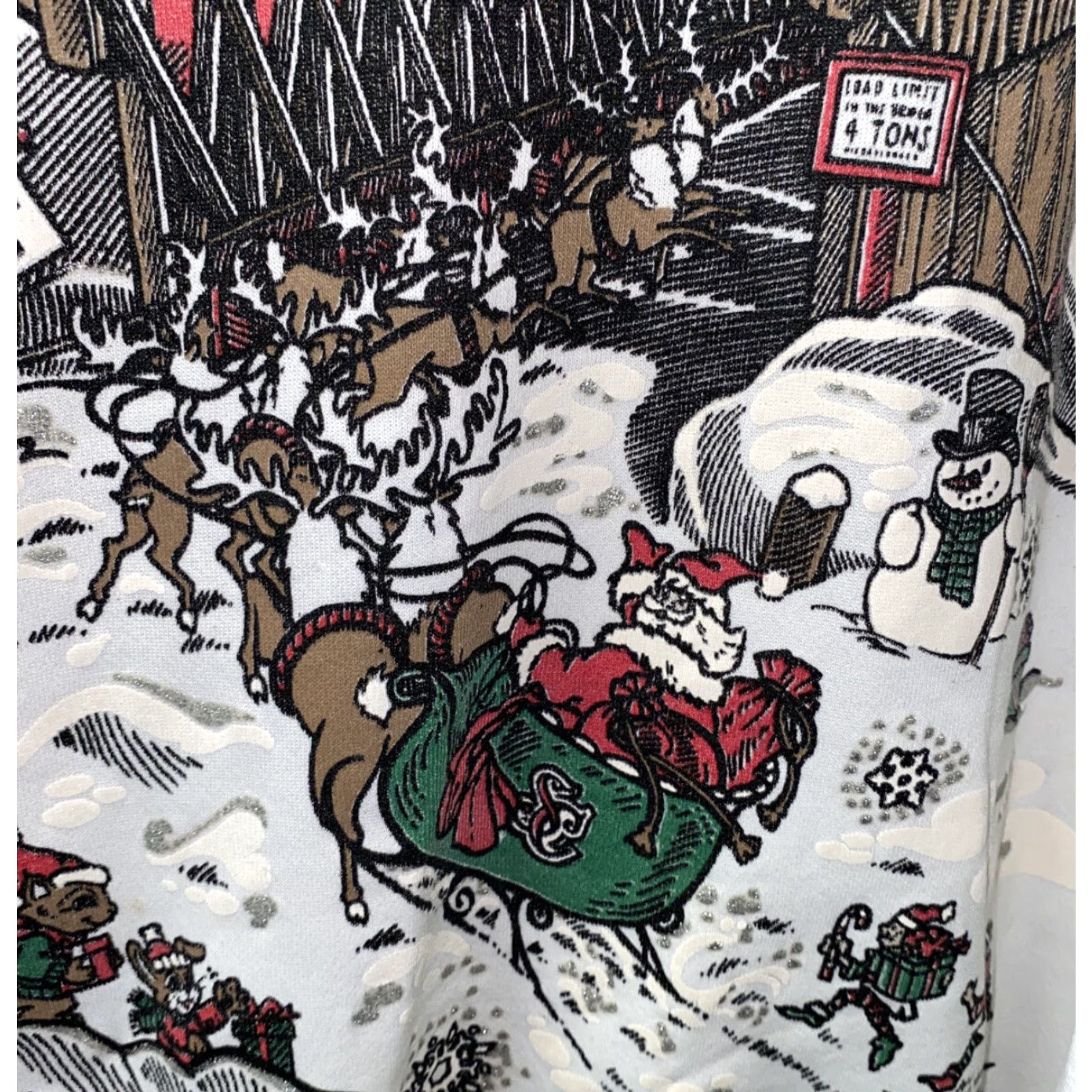 Poler Bijo Sweatshirt Mens White USA Made Christmas/North Pole Pullover L Size Christmas North Pole White USA Made Mens Pullover Sweatshirt Size US L / EU 52-54 / 3 - 2 Thumbnail