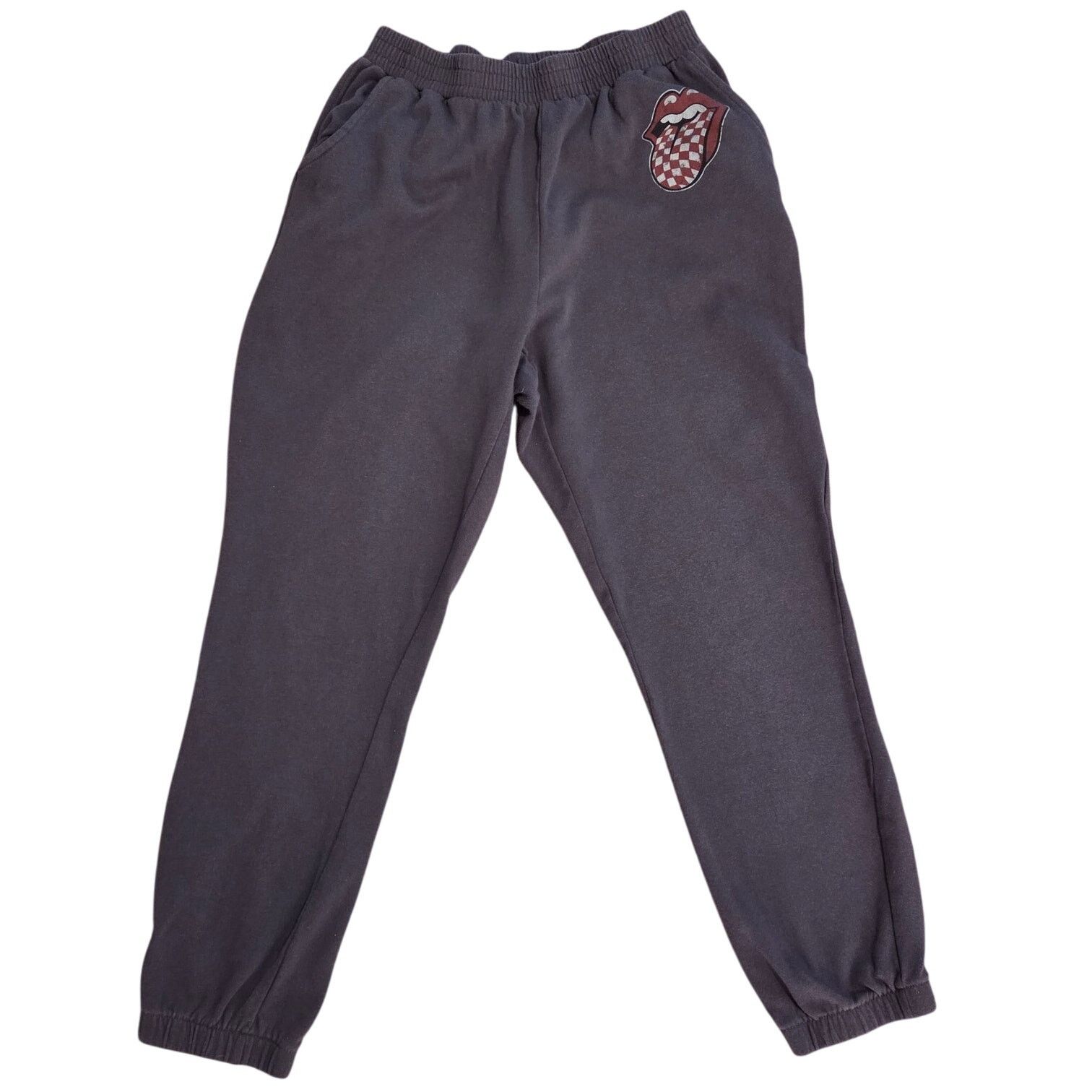 The Rolling Stones The Rolling Stones Black Vintage Sweatpants - Medium Size 28" / US 6 / IT 42 - 2 Thumbnail