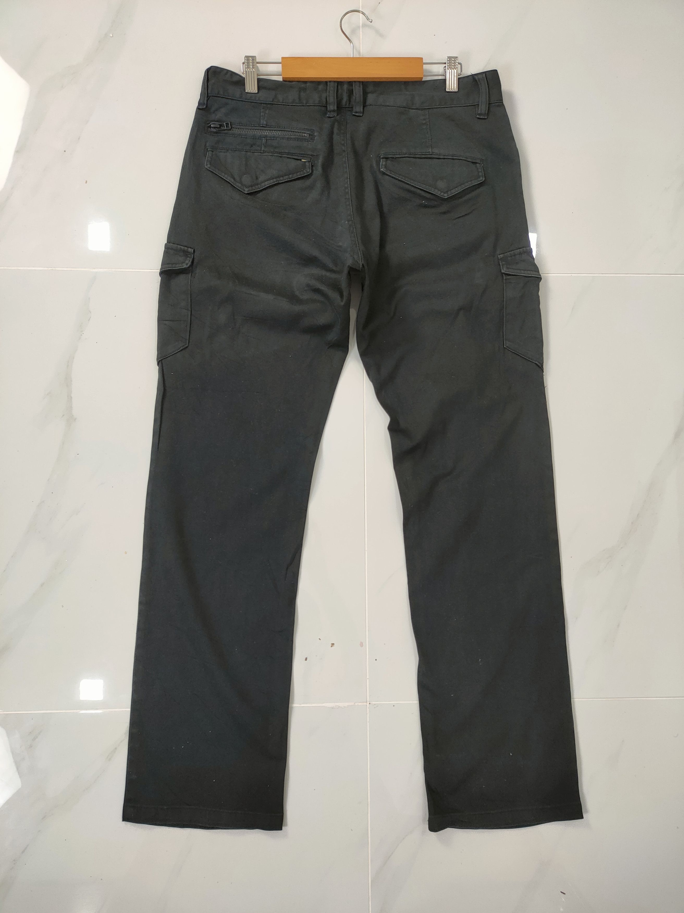 Mossimo VINTAGE FADED BLACK MASSIMO 9 POCKET CARGO PANTS Size US 34 / EU 50 - 9 Thumbnail