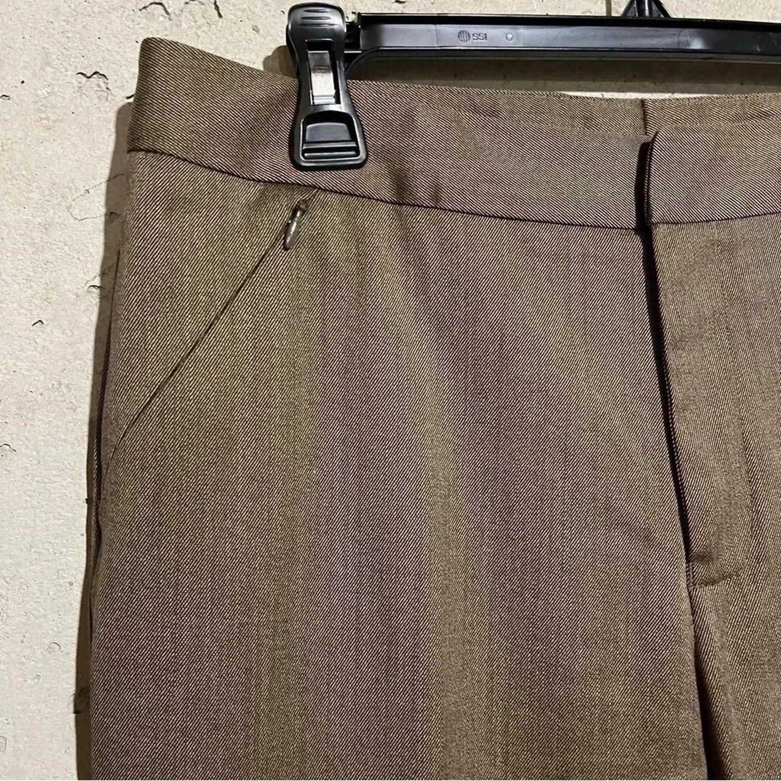 Barry Bricken Barry Bricken bbzipper Bacall Trousers Brown Wool Size 8 Size 30" / US 8 / IT 44 - 10 Thumbnail
