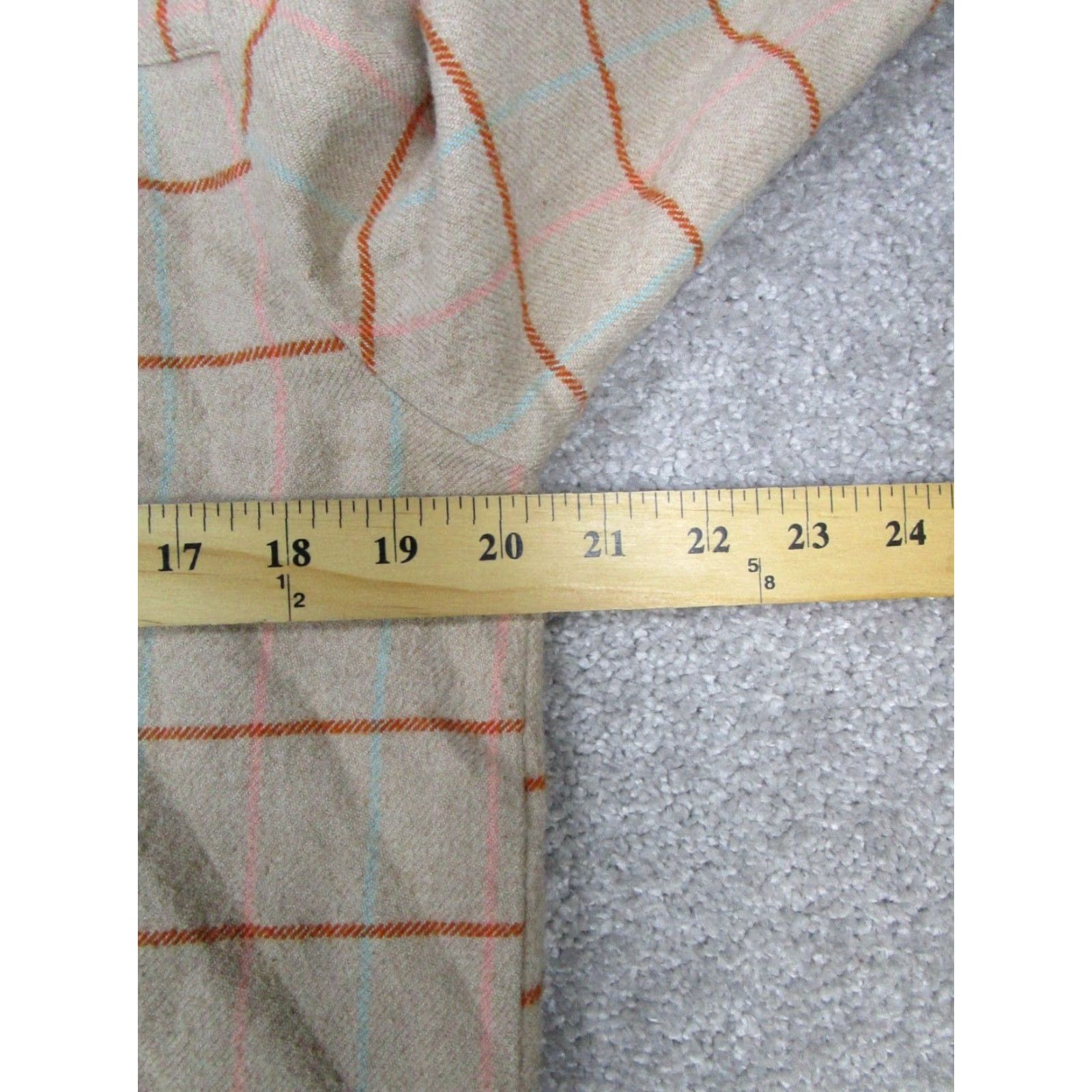 Madewell VINTAGE Madewell Women's shirt XS Plaid Cotton Button-up Long Sleeve Brown 90s Womens Size XXS / US 00 / IT 34 - 6 Thumbnail