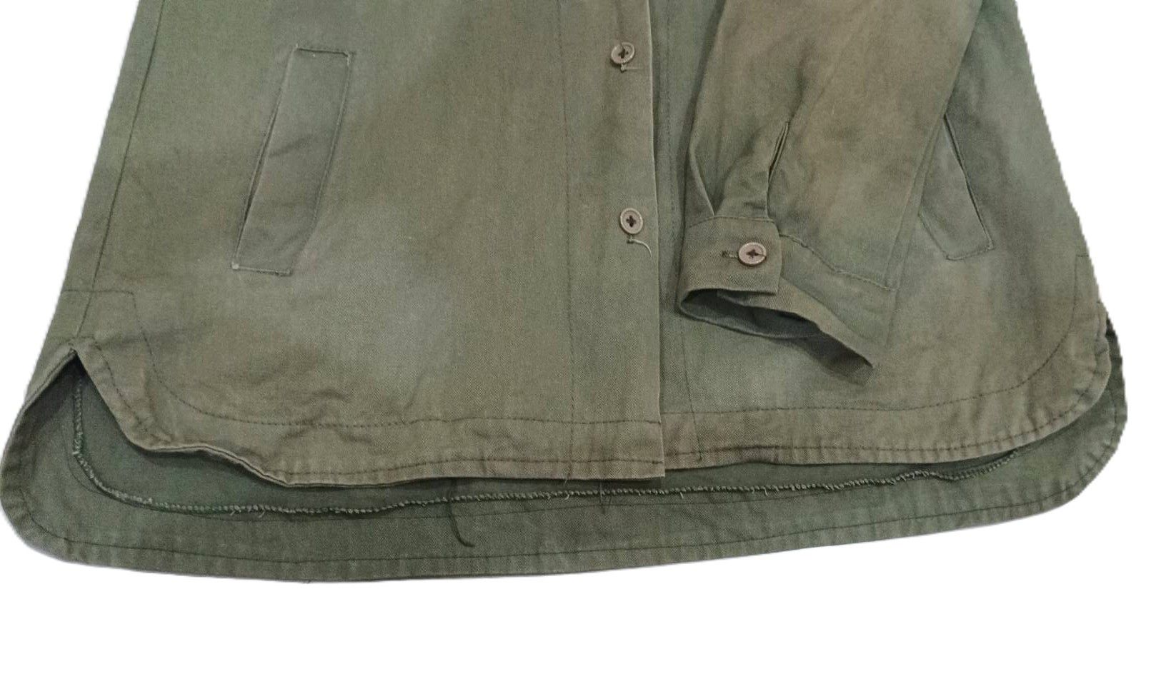 Other French Jacket : Green VINTAGE Workwear Military Men Size US L / EU 52-54 / 3 - 6 Thumbnail