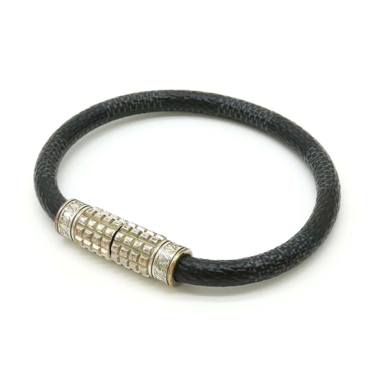 Louis Vuitton Louis Vuitton Louis Vuitton Damier Graphite Bracelet Canvas Bracelet M6626E Size ONE SIZE - 1 Thumbnail