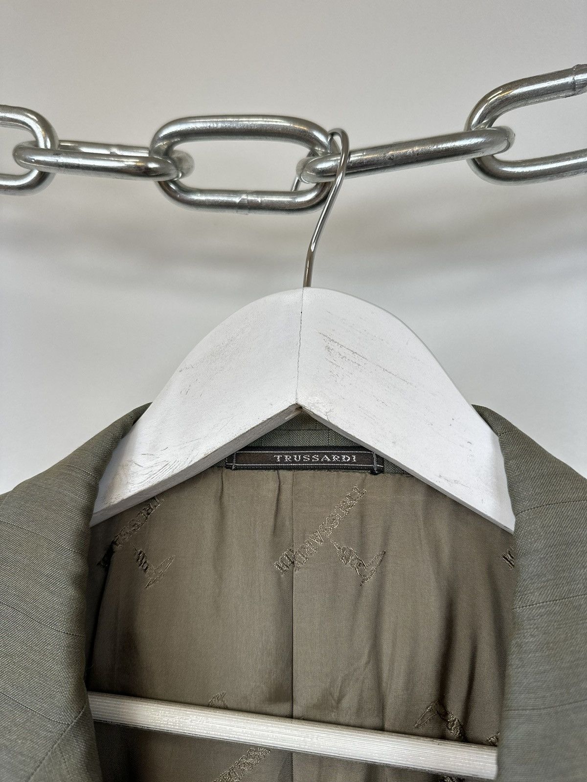 Trussardi Vintage 90s Trussardi 3-Button Rare Archival Designer Blazer Size 52R - 14 Thumbnail