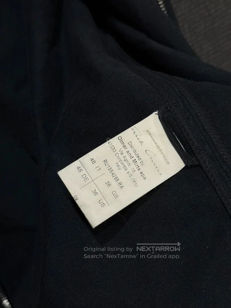 Rick Owens Rick Owens patchwork leather hooded zip sweatshirt jacket . Size US S / EU 44-46 / 1 - 6 Thumbnail