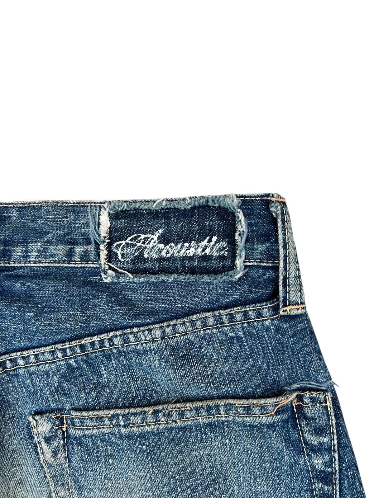 Shellac Vintage Acoustic Japan Hidden Rivet Mud Denim Selvedge Jeans Size US 30 / EU 46 - 19 Thumbnail