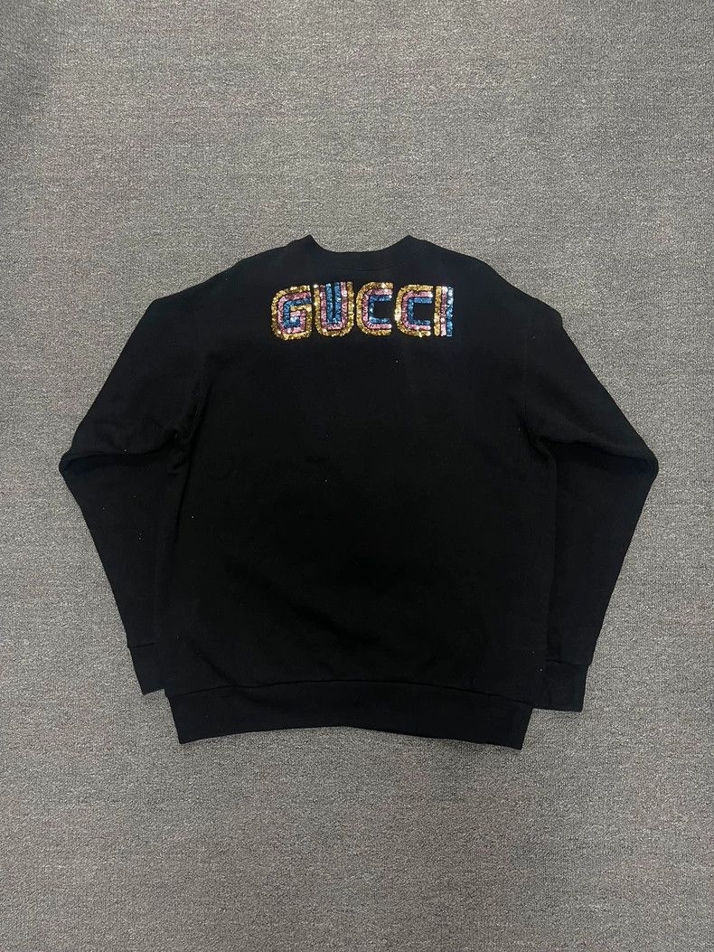 Gucci Gucci Sequin animal embroidery round-neck pullover long-sle Size US S / EU 44-46 / 1 - 2 Thumbnail