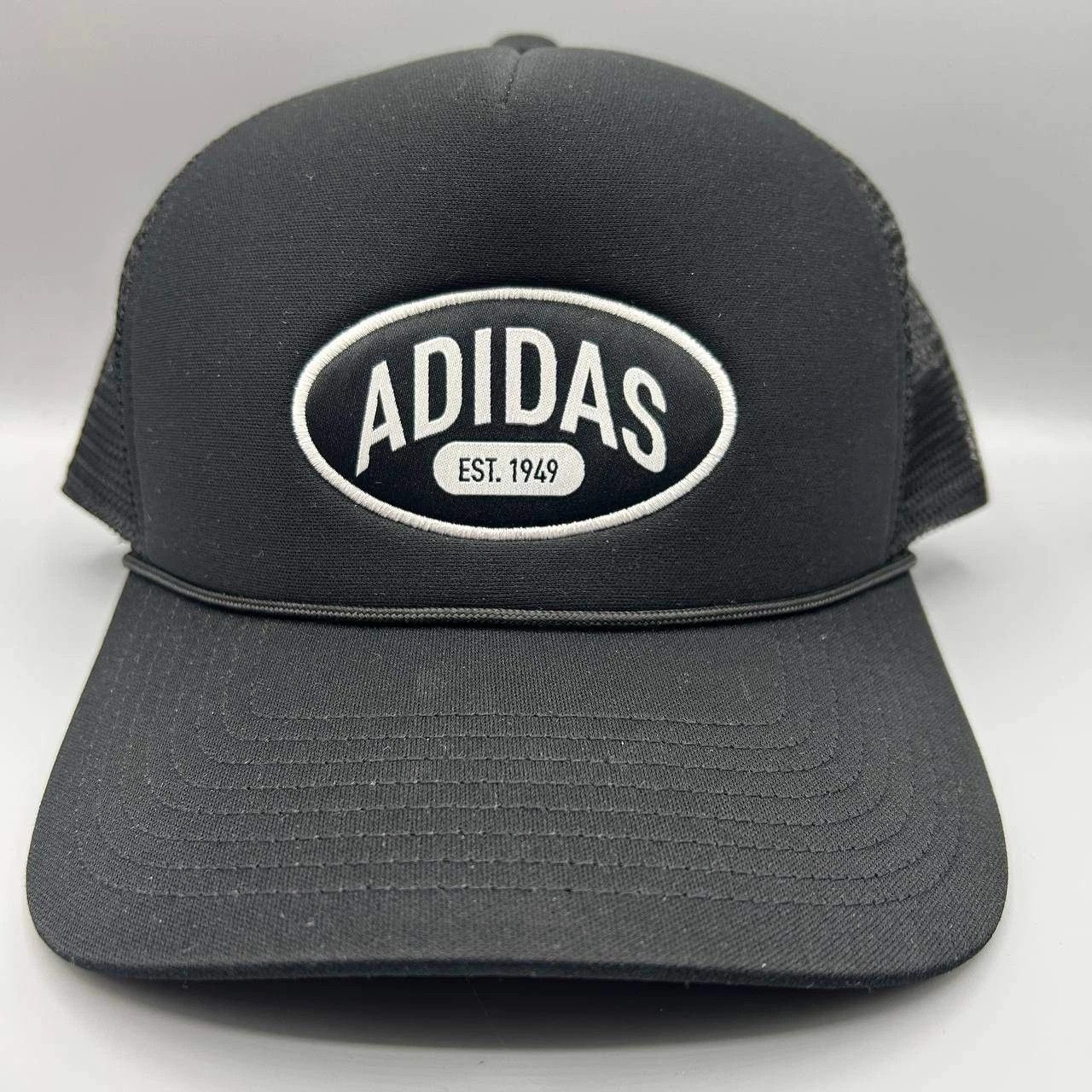 Adidas Adidas Aeroready Trucker Hat Men Black Embroidered Snap Back Size ONE SIZE - 1 Thumbnail
