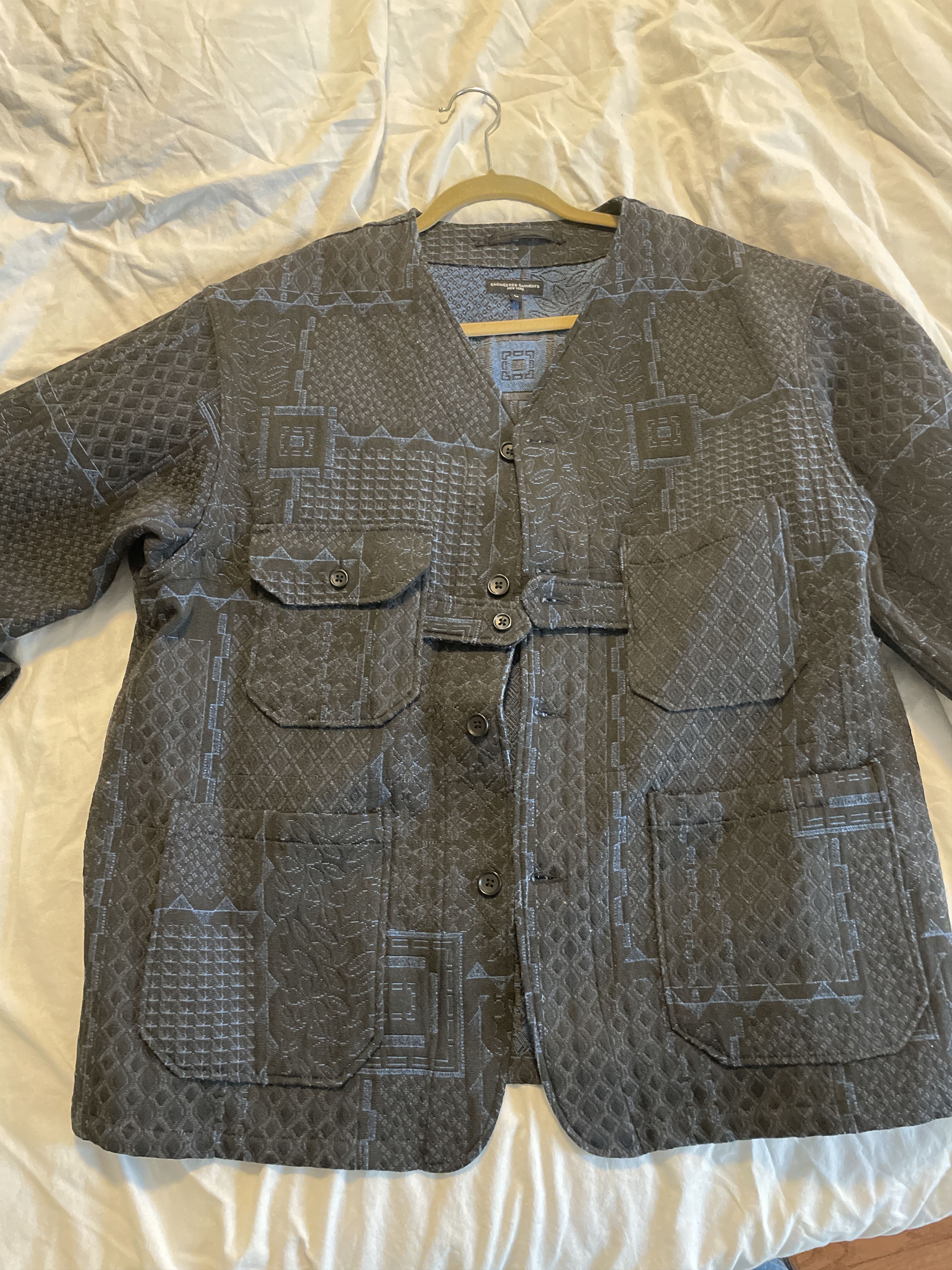 Engineered Garments Engineered Garments Shooting Jacket Geo Jacquard Size US L / EU 52-54 / 3 - 6 Thumbnail