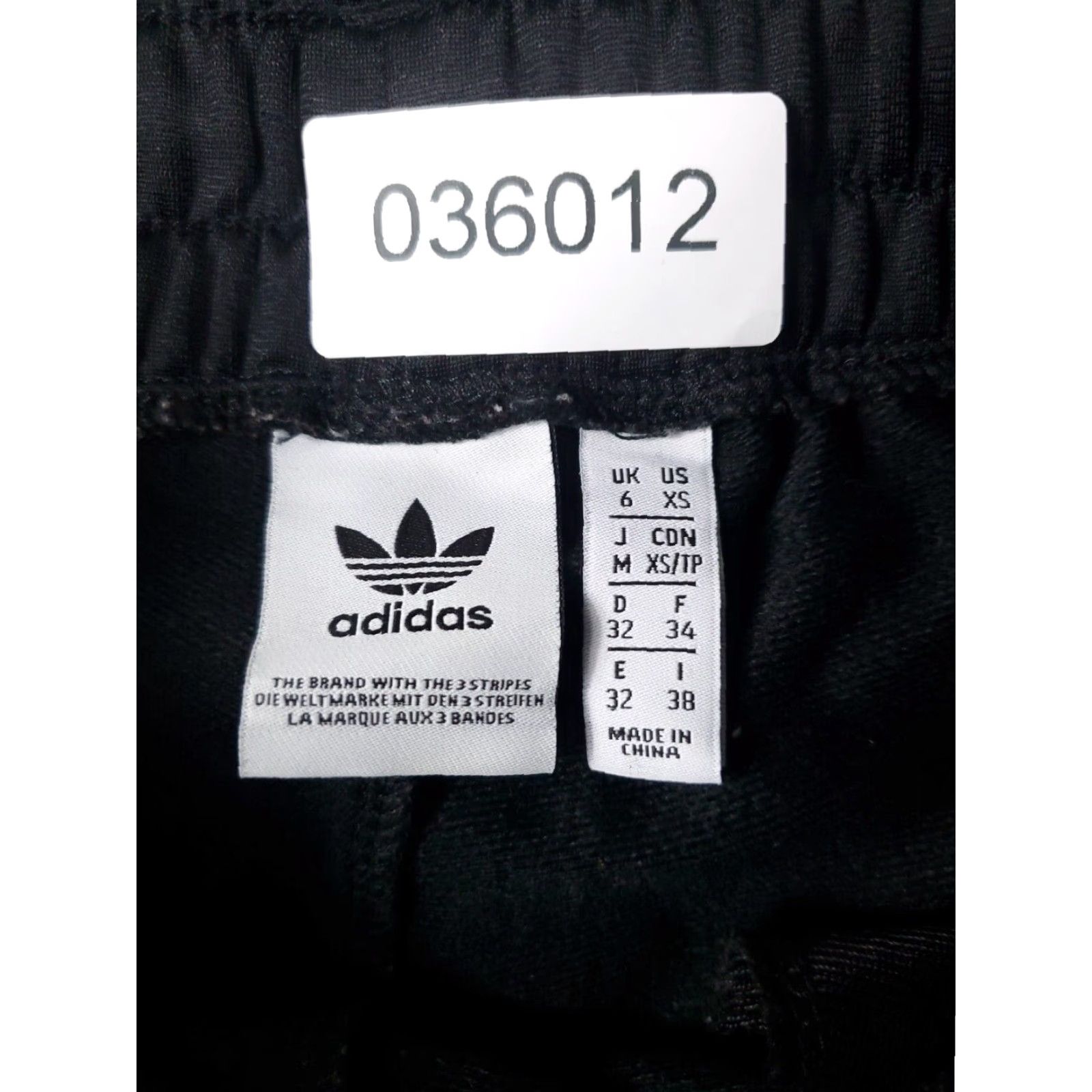 Adidas ADIDAS Womens XS Black Track Joggers Sweatpants Activewear Athleisure Size 26" / US 2 / IT 38 - 7 Thumbnail
