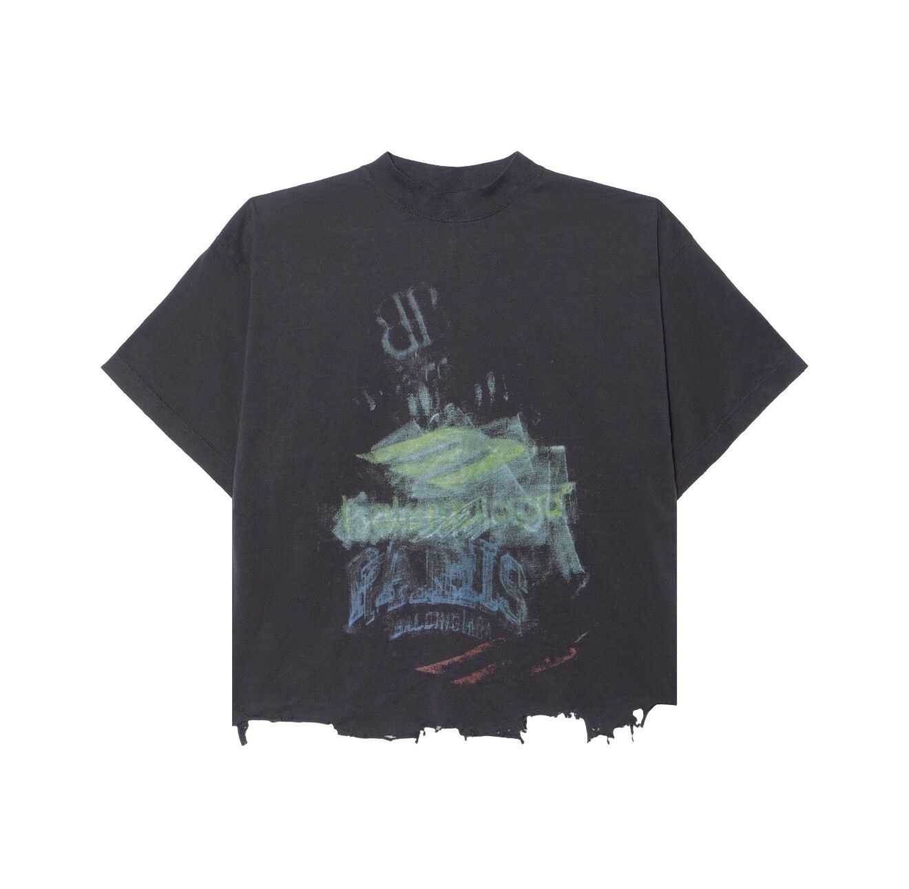 Balenciaga Balenciaga Graphic Short Sleeve T-Shirt Size 2 Size US M / EU 48-50 / 2 - 1 Thumbnail