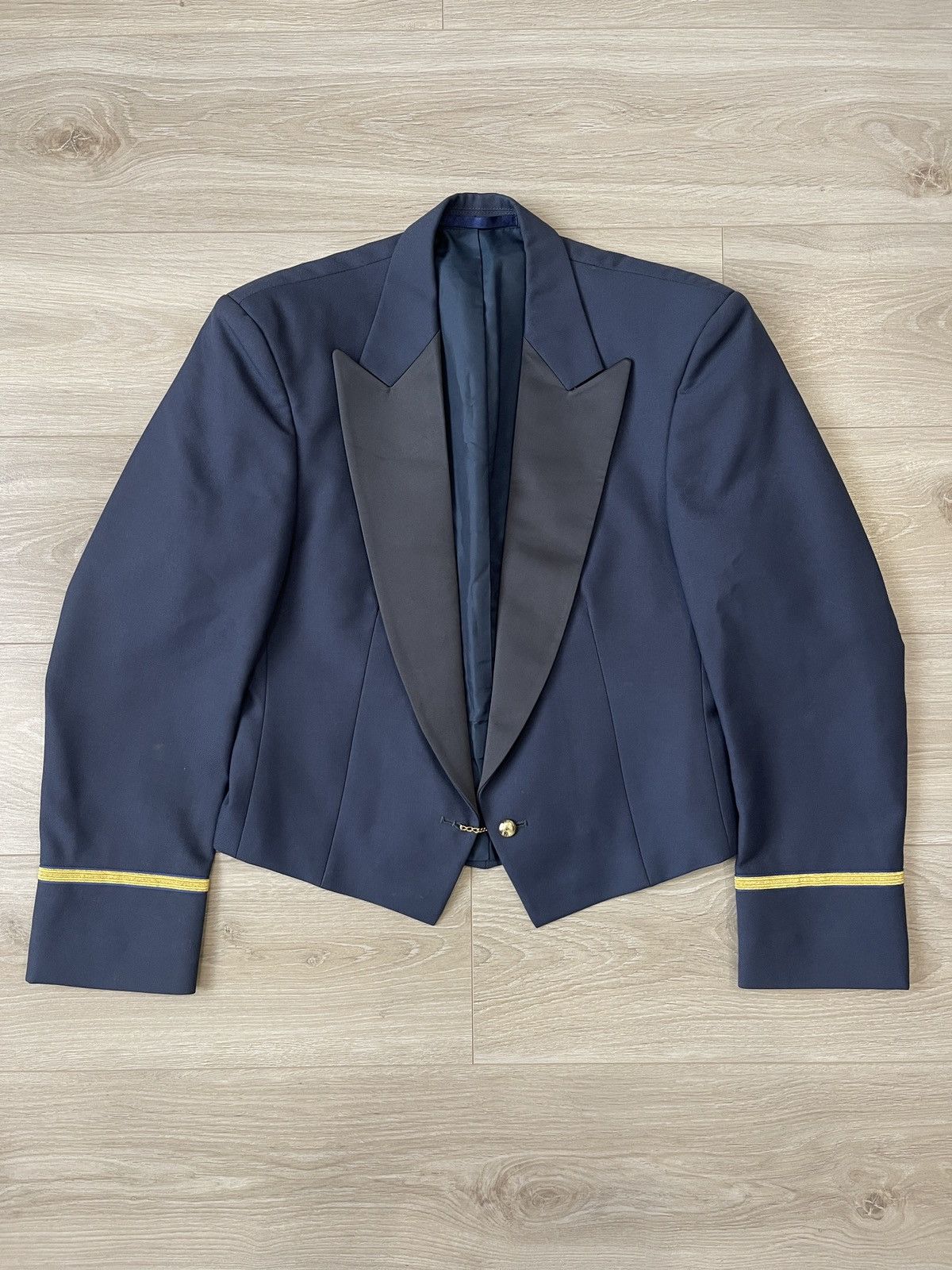 Vintage Vintage Royal Netherlands Air Force KLU Officer Mess Jacket Size 40R - 10 Thumbnail