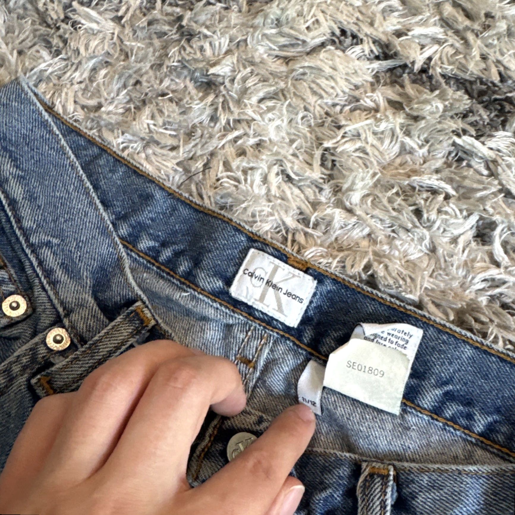 Calvin Klein VINTAGE Calvin Klein Jeans Women Denim Blue 12 29x29 Y2K Rare Tapered Size 34" / US 12 / IT 48 - 7 Thumbnail