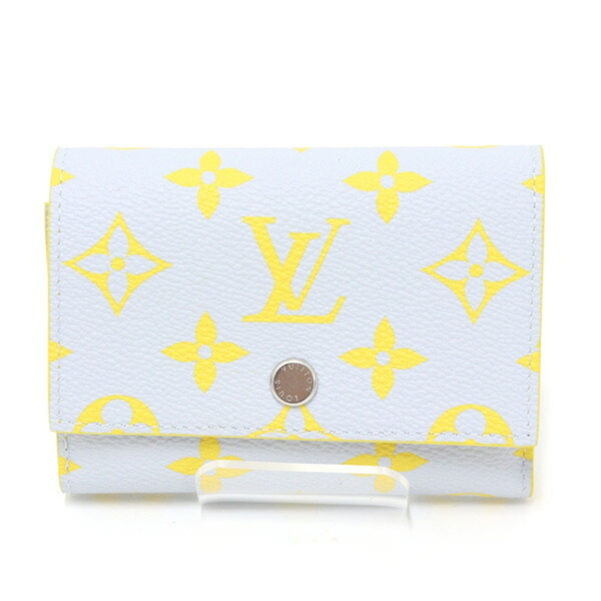 Louis Vuitton Louis Vuitton Victor Wallet Monogram Glow Canvas Gray/Yellow M14764 Compact Unused Size ONE SIZE - 1 Thumbnail