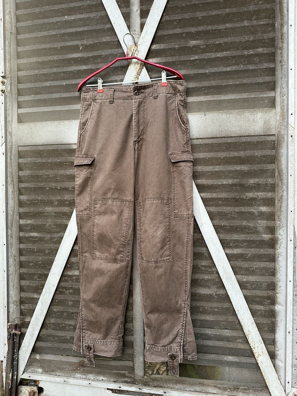 Vintage 👹Vintage John Bull Brown Cargo Pants Size US 30 / EU 46 - 2 Thumbnail
