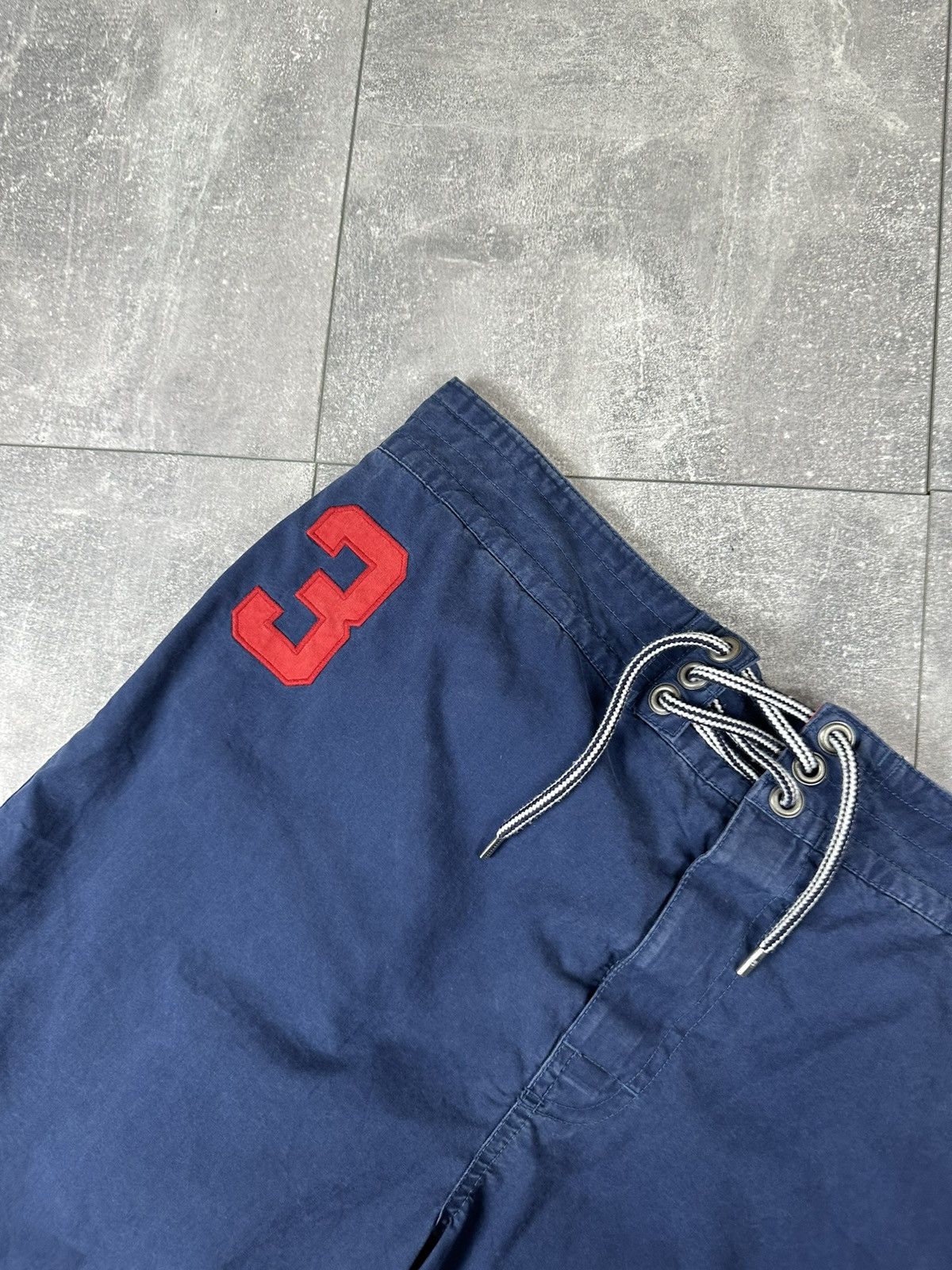 Polo Ralph Lauren Polo Ralph Lauren 3 Swimwear Blue Retro Shorts Size US 34 / EU 50 - 11 Thumbnail
