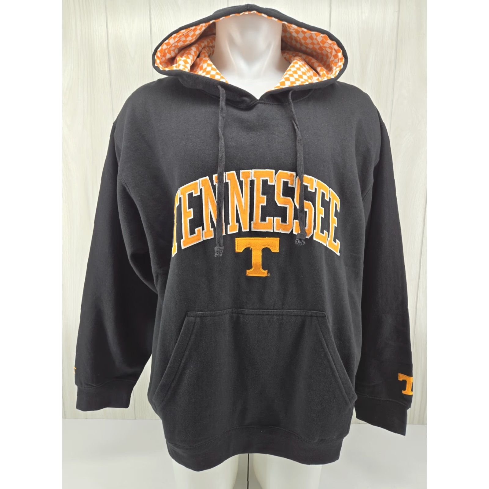 Vintage VINTAGE TENNESSEE HOODIE By PRESS BOX 2XL Black Spellout Logo Size US XXL / EU 58 / 5 - 2 Thumbnail